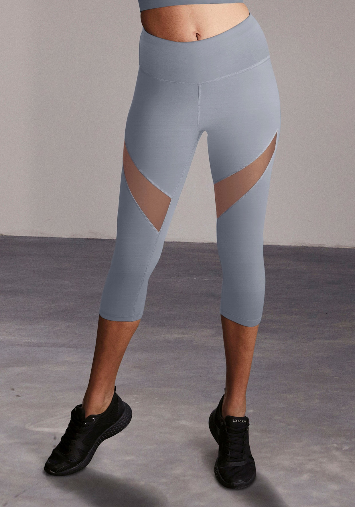 LASCANA ACTIVE legging corsaire - bleu-gris