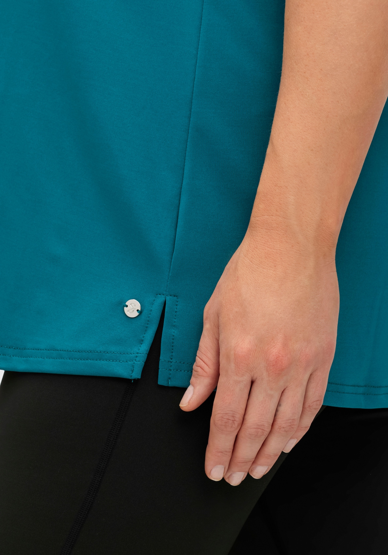 sheego Functioneel shirt - donkerpetrol