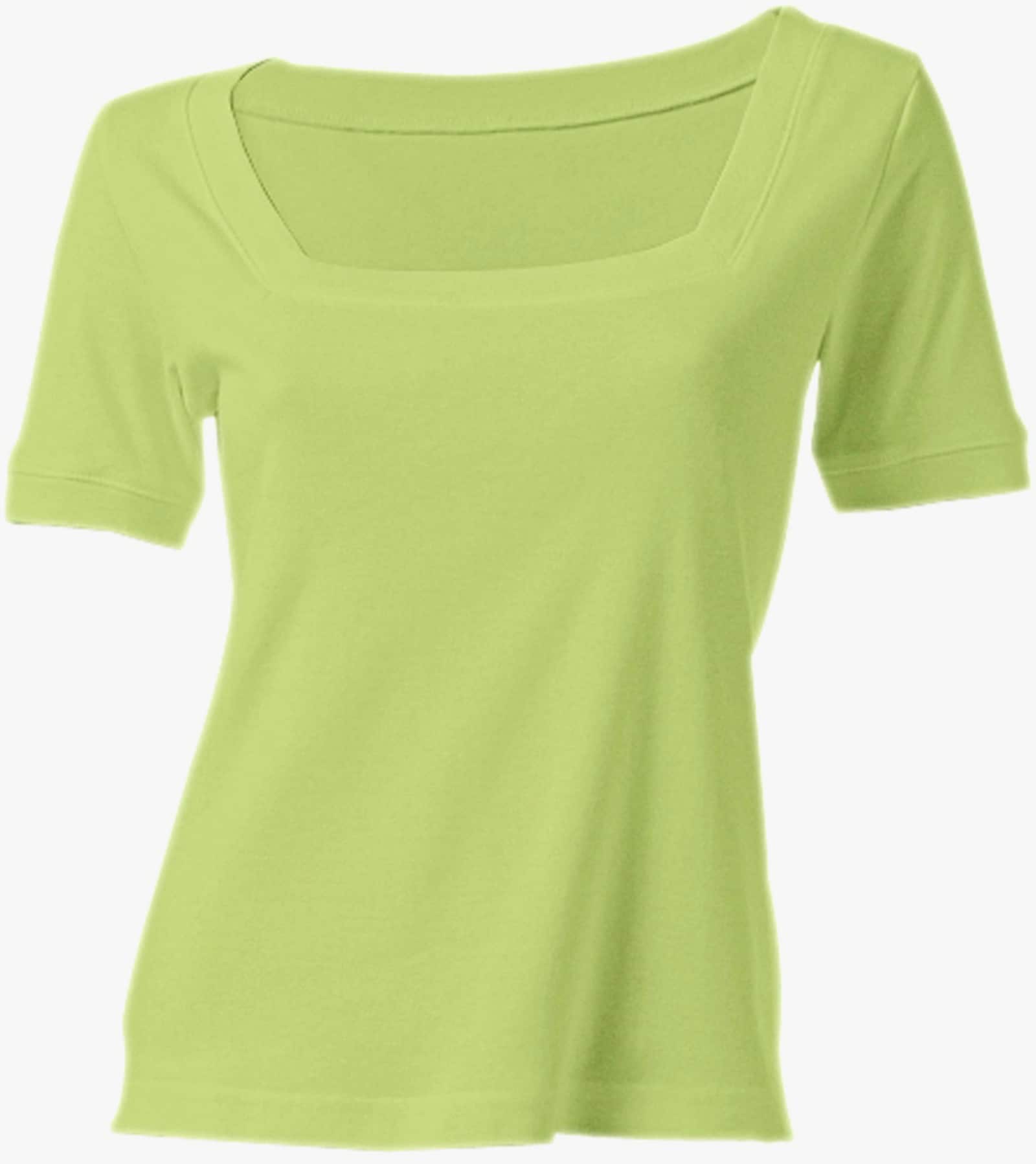 heine Shirt aus Rippenware - kiwi