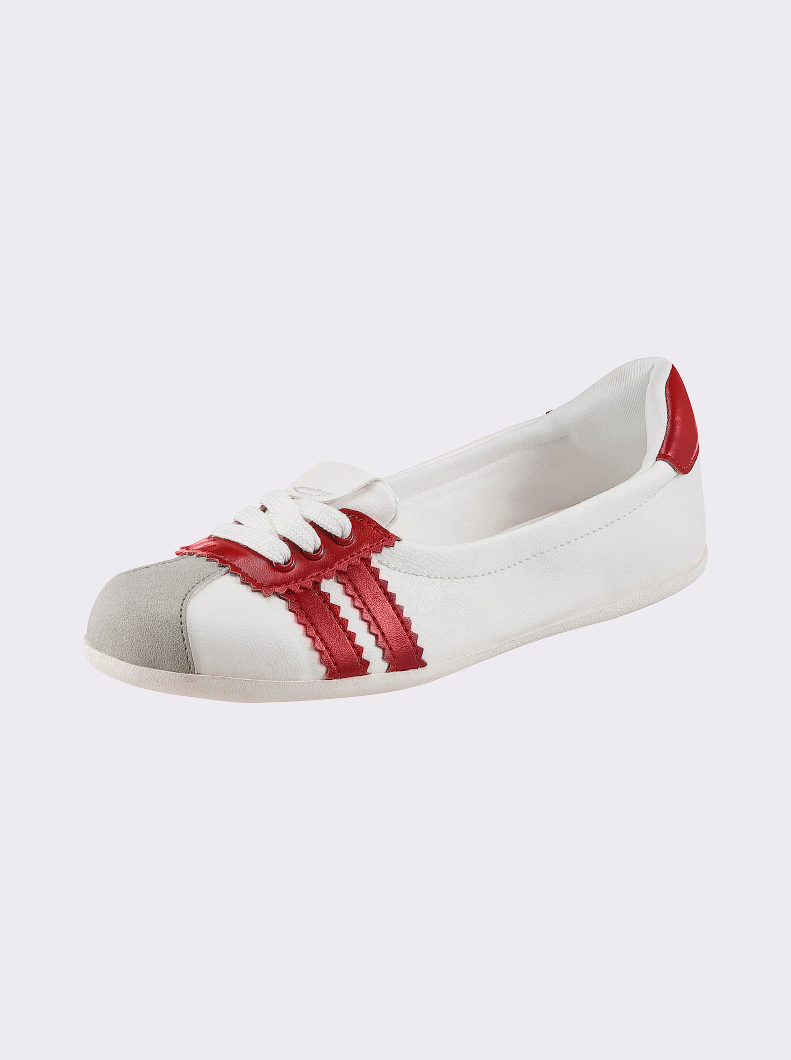 heine Ballerina - weiß-rot
