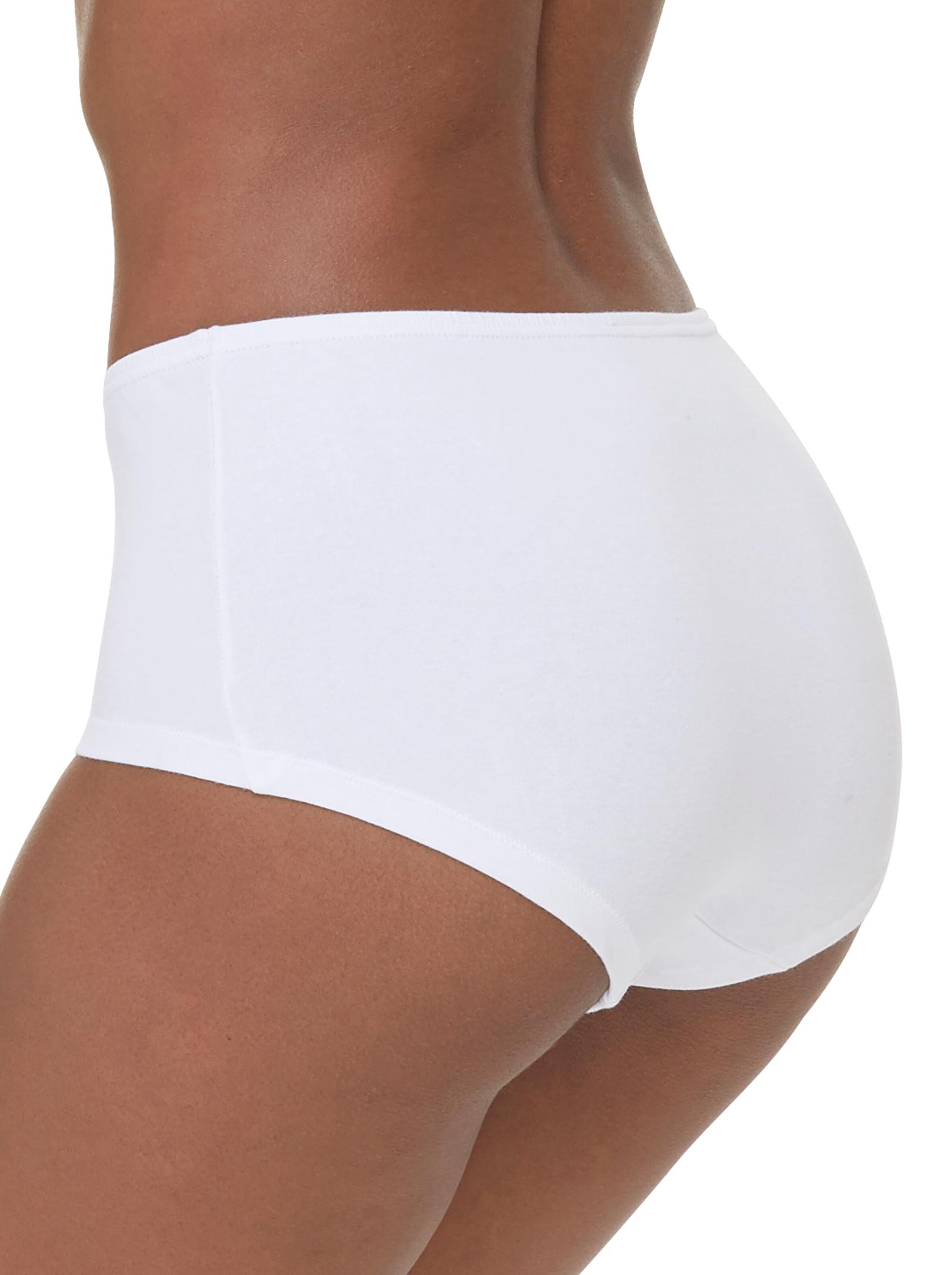 wäschepur Pants - weiß + schwarz + 2x geringelt