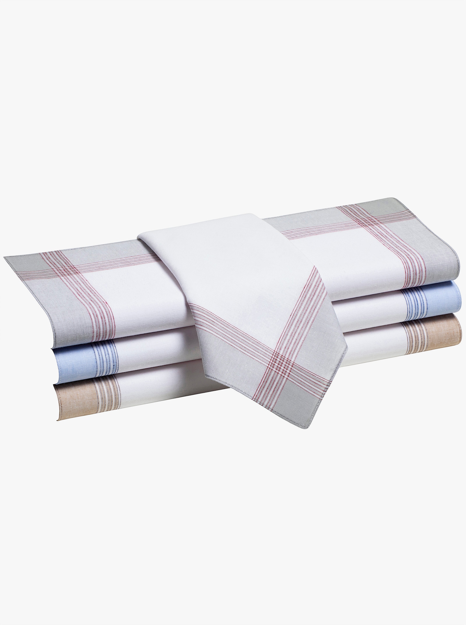 Herren-Taschentücher - farbig-sortiert