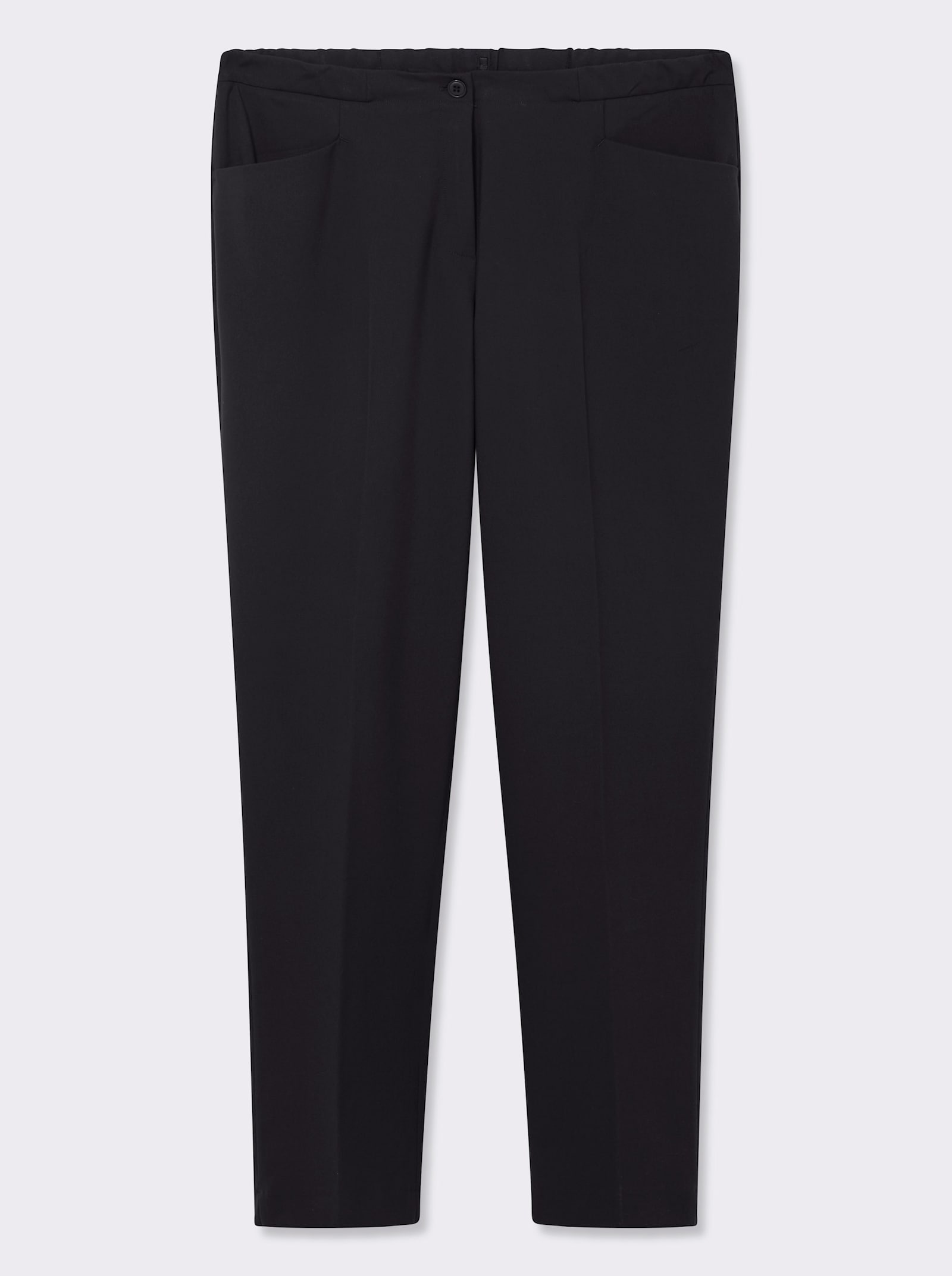 Come on Bügelfaltenhose in Bauch-weg-Form - marine