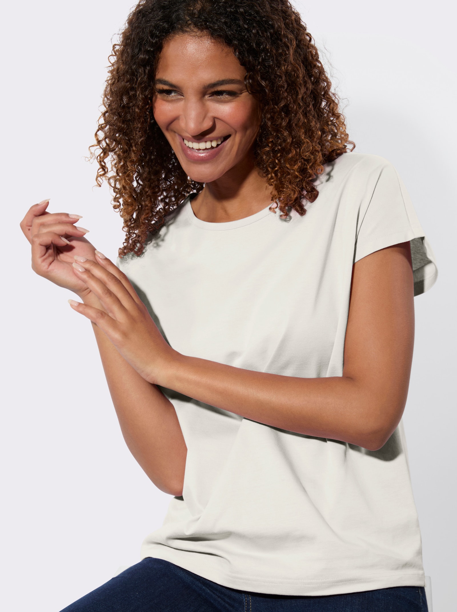 Tričko v balení po 2 ks - Svetlobéžová + svetlobéžová