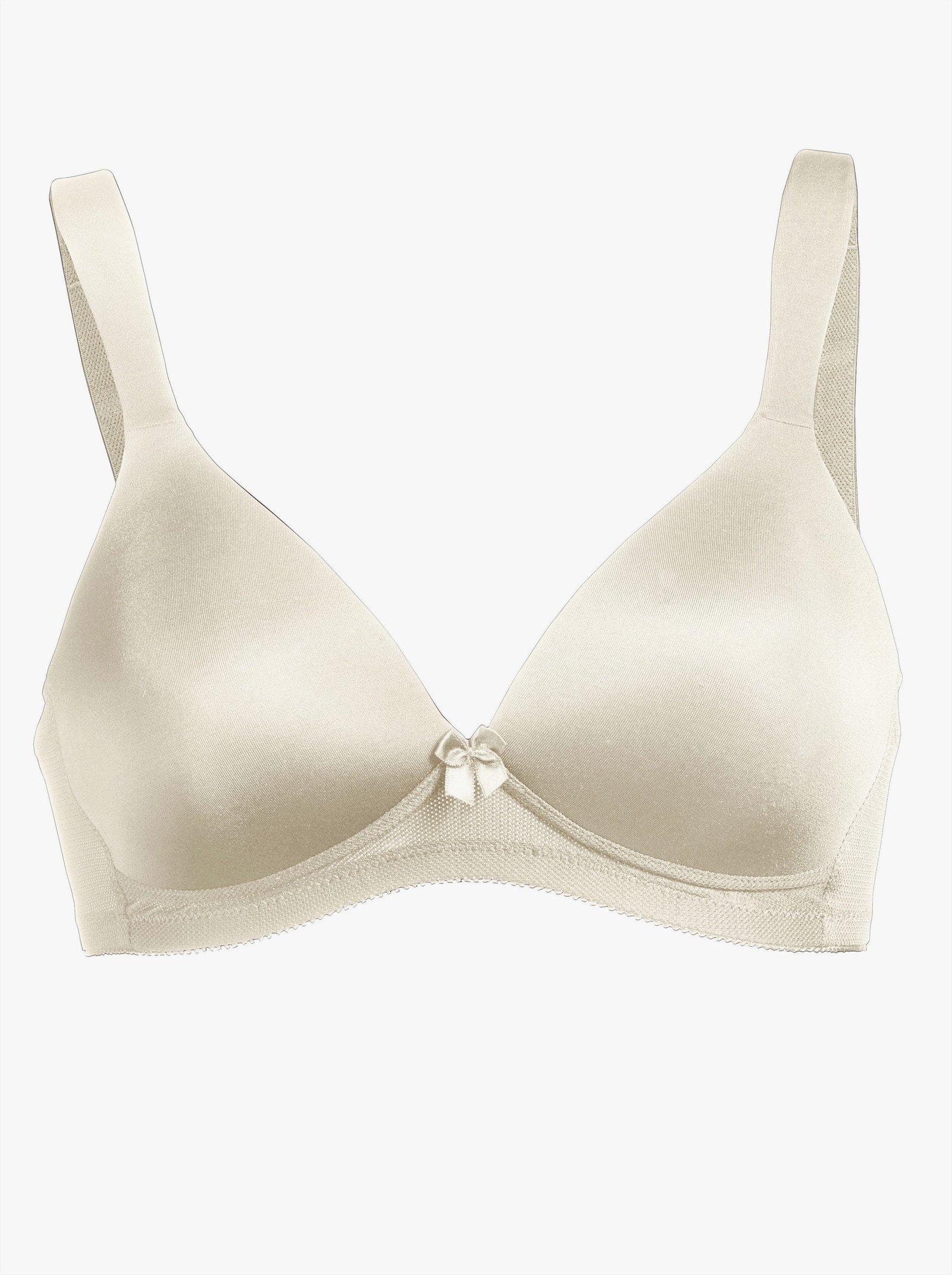 Naturana T-Shirt-BH ohne Bügel mit Komfortträgern - champagner