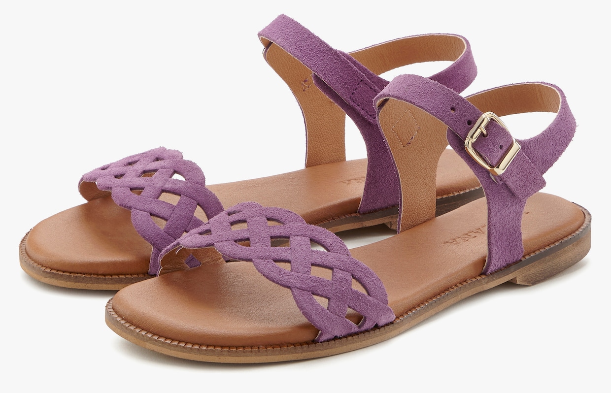 LASCANA sandalen - paars