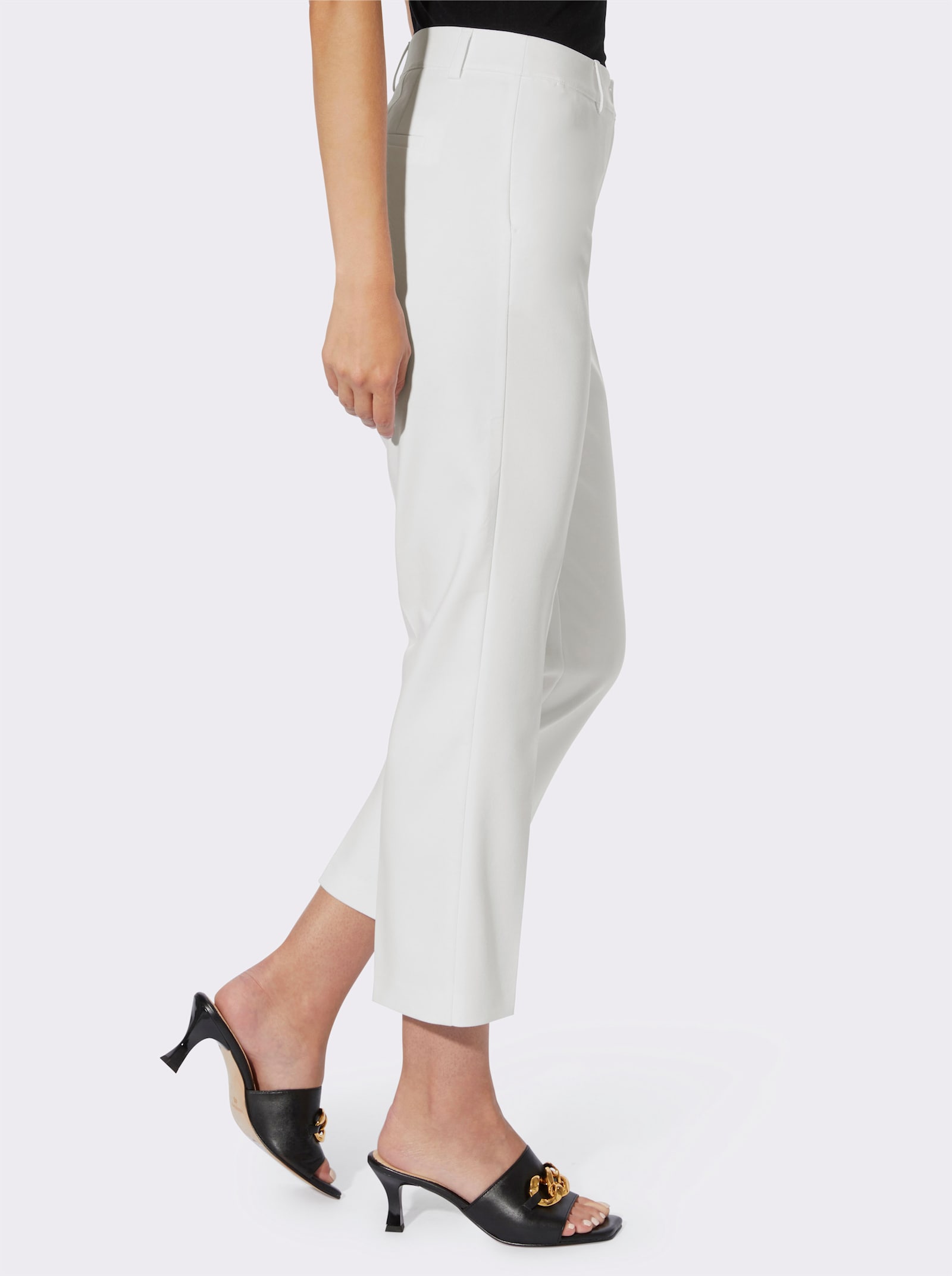 heine 7/8-Hose in formstabiler Stretch-Qualität - weiss