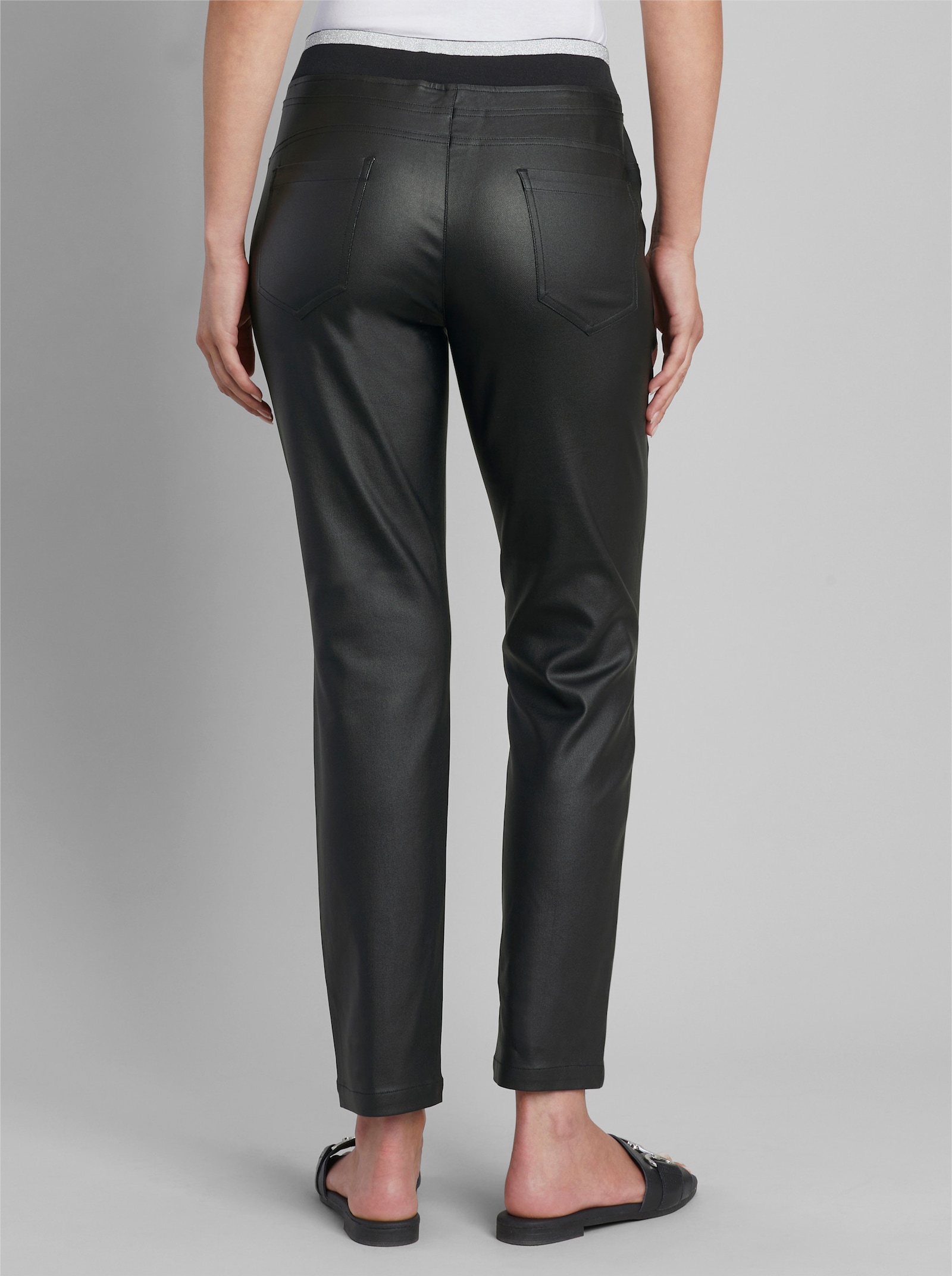 heine Schlupfhose mit Beschichtung - schwarz