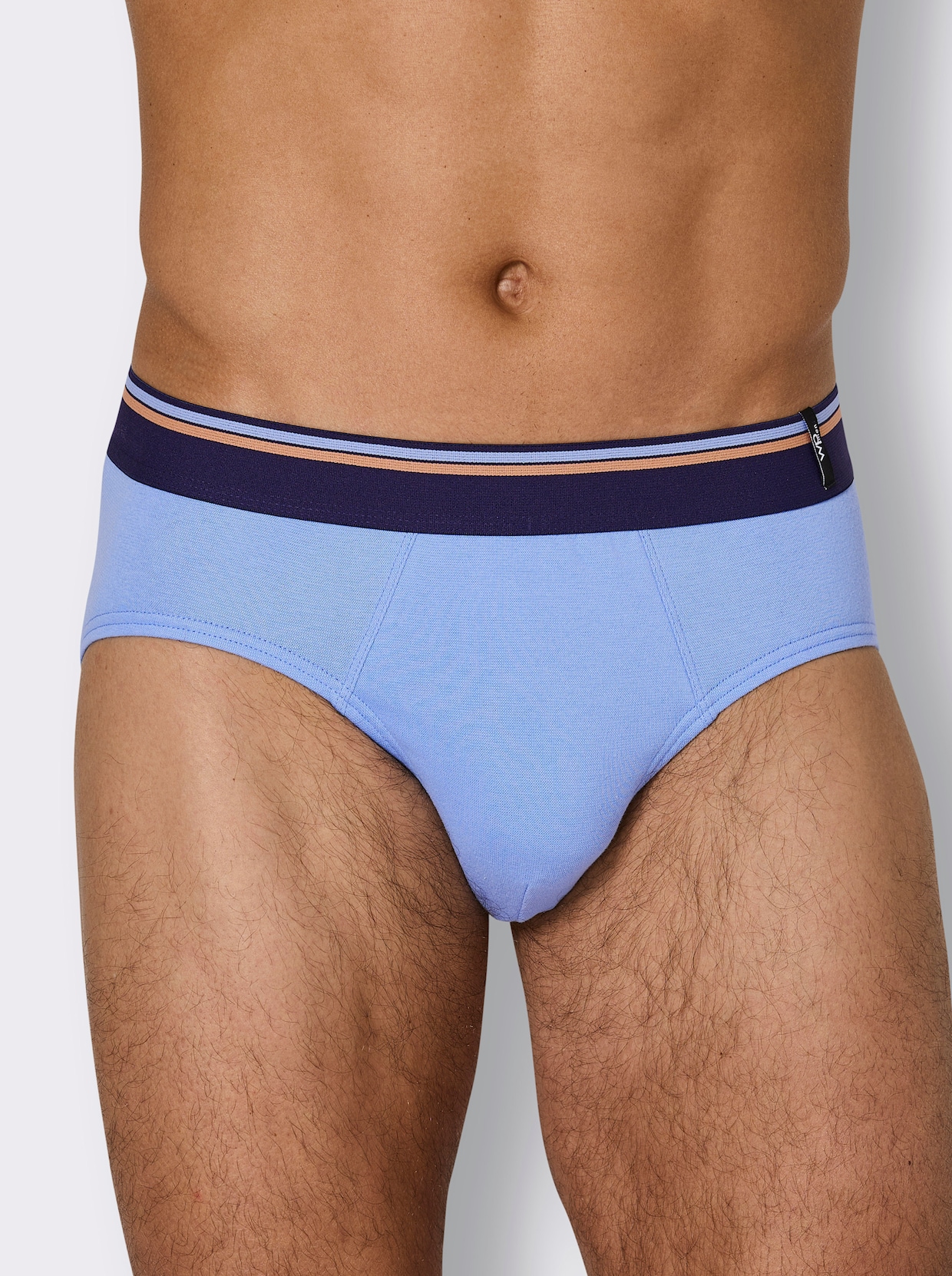 wäschepur men Slip - marine + himmelblau