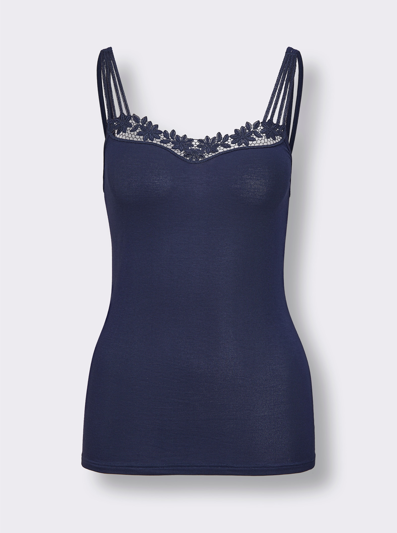 comazo Trägerhemd aus Modal-Stretch - marine