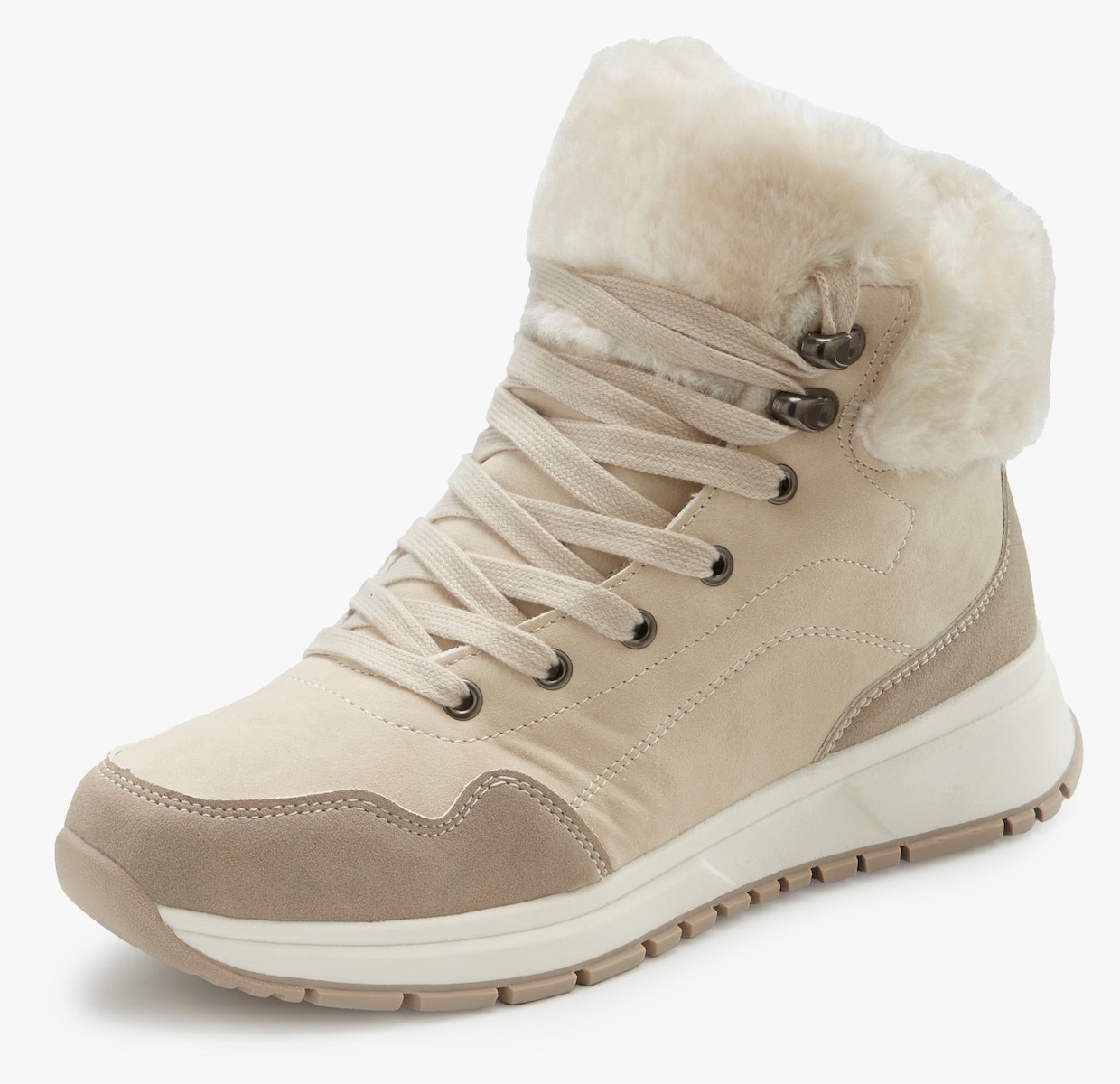 LASCANA Winterstiefelette - beige