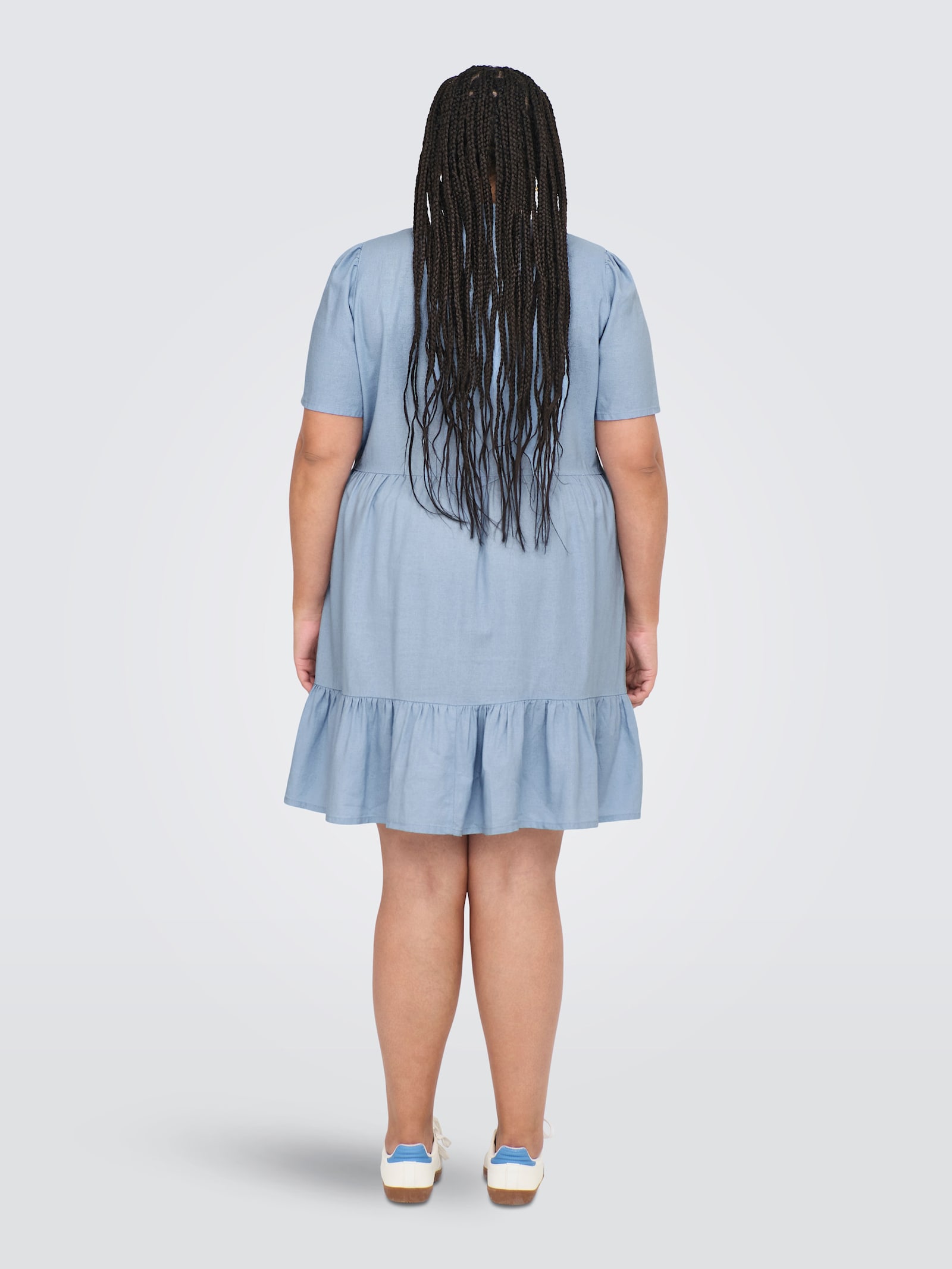 ONLY CARMAKOMA Minikleid - cashmere blue