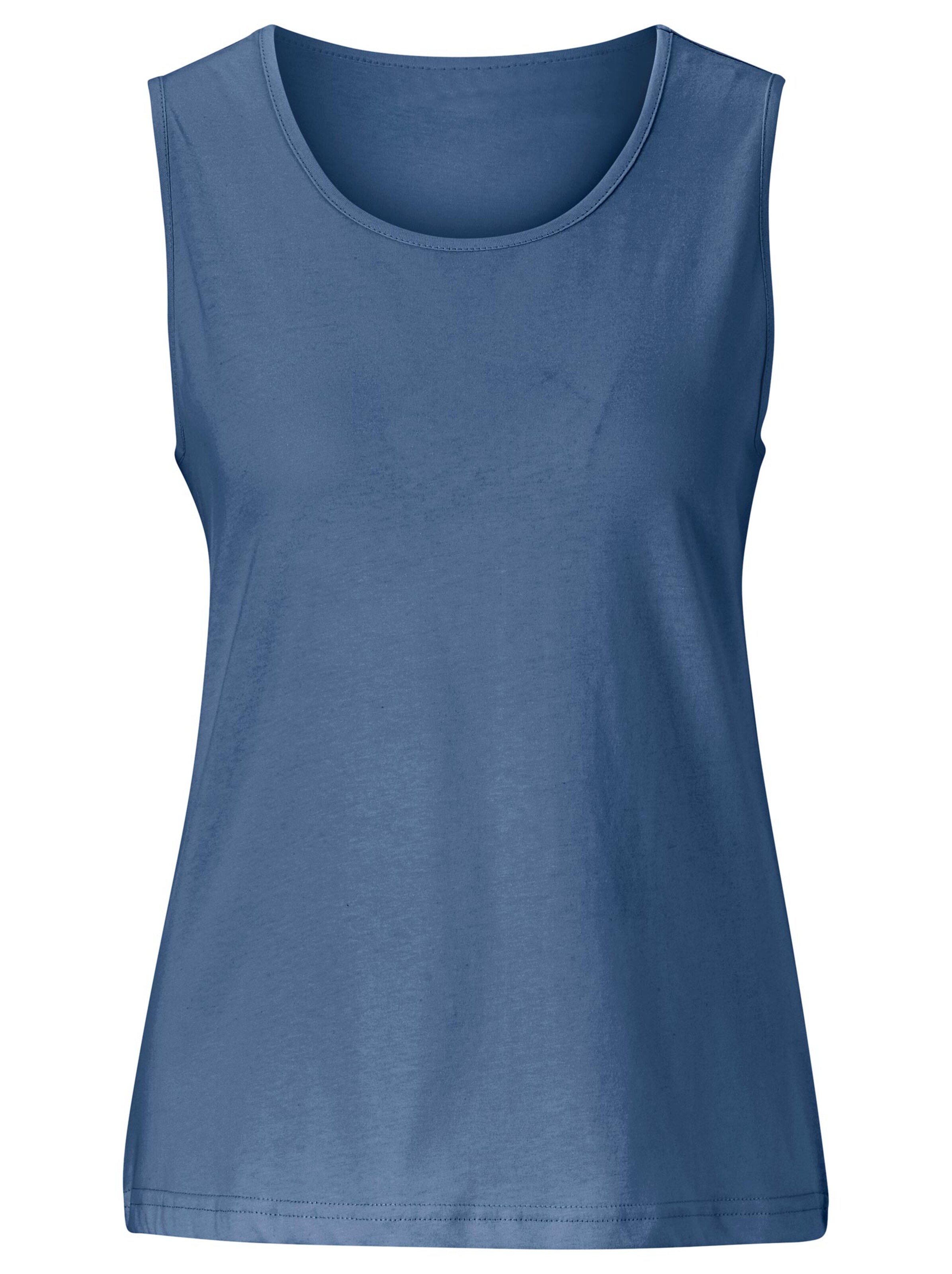 Collection L Shirttop - jeansblau