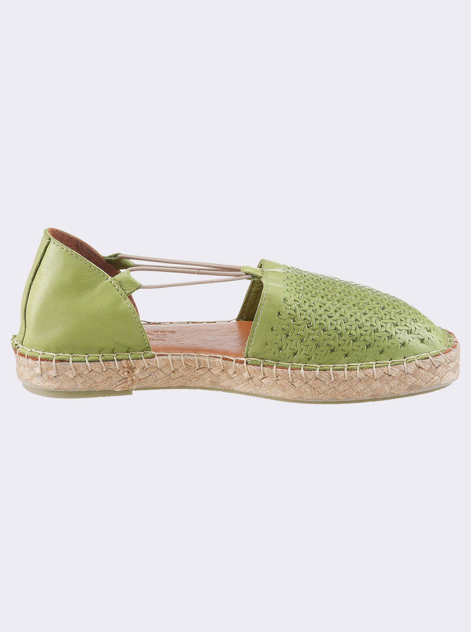 Gemini Slipper mit Gummizug - pistazie