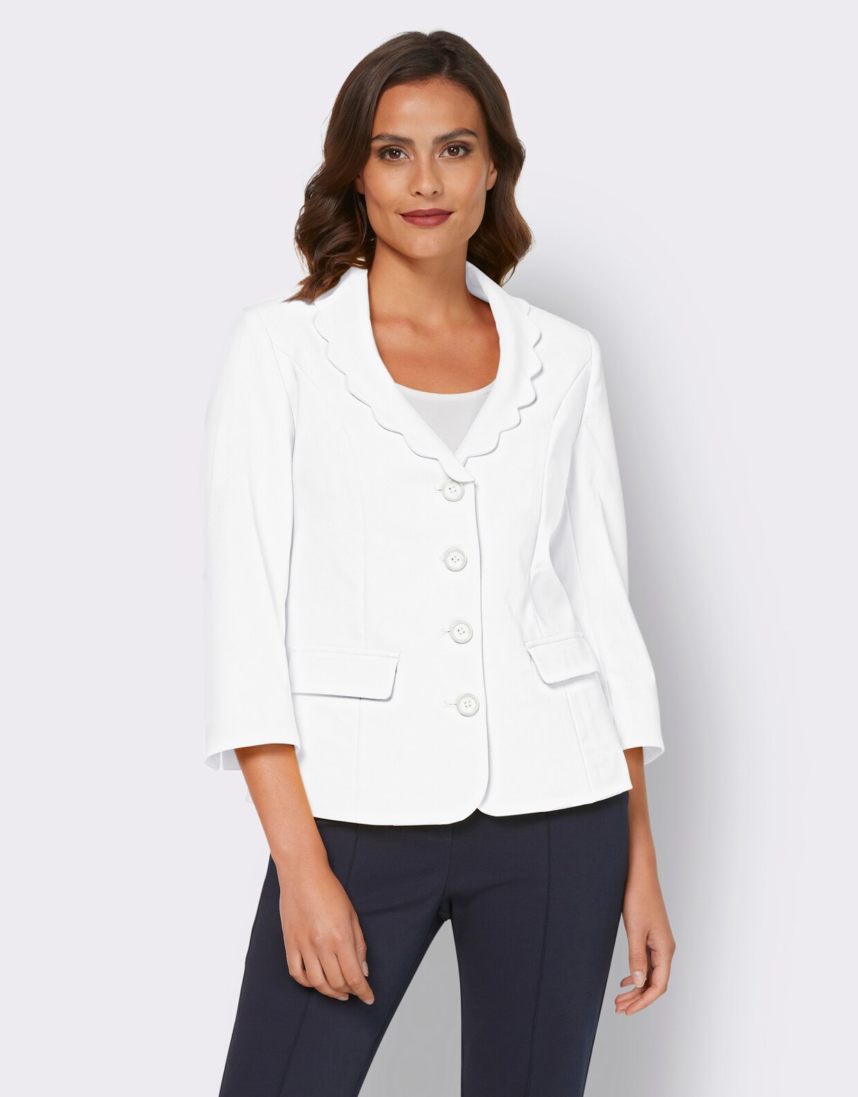 heine Blazer - weiss