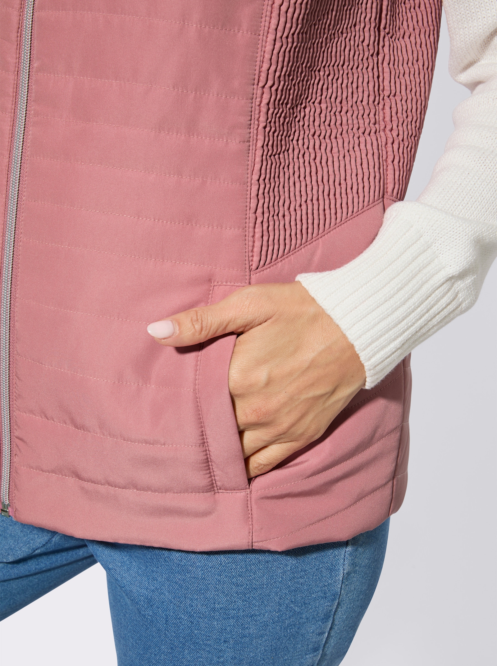 Steppweste - rosenholz