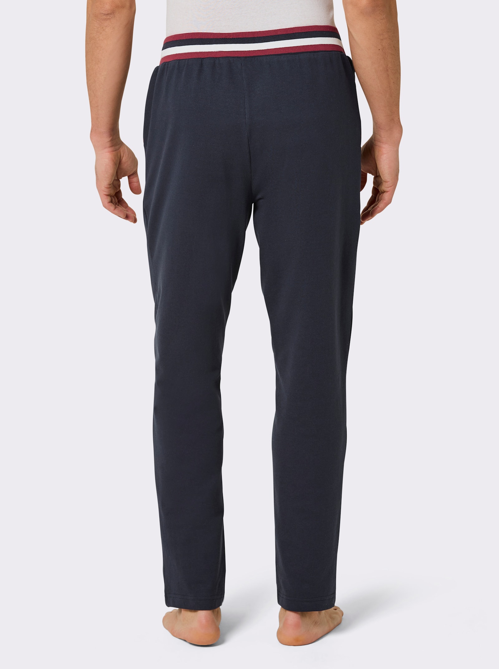 feel good Hose - marine-dunkelrot