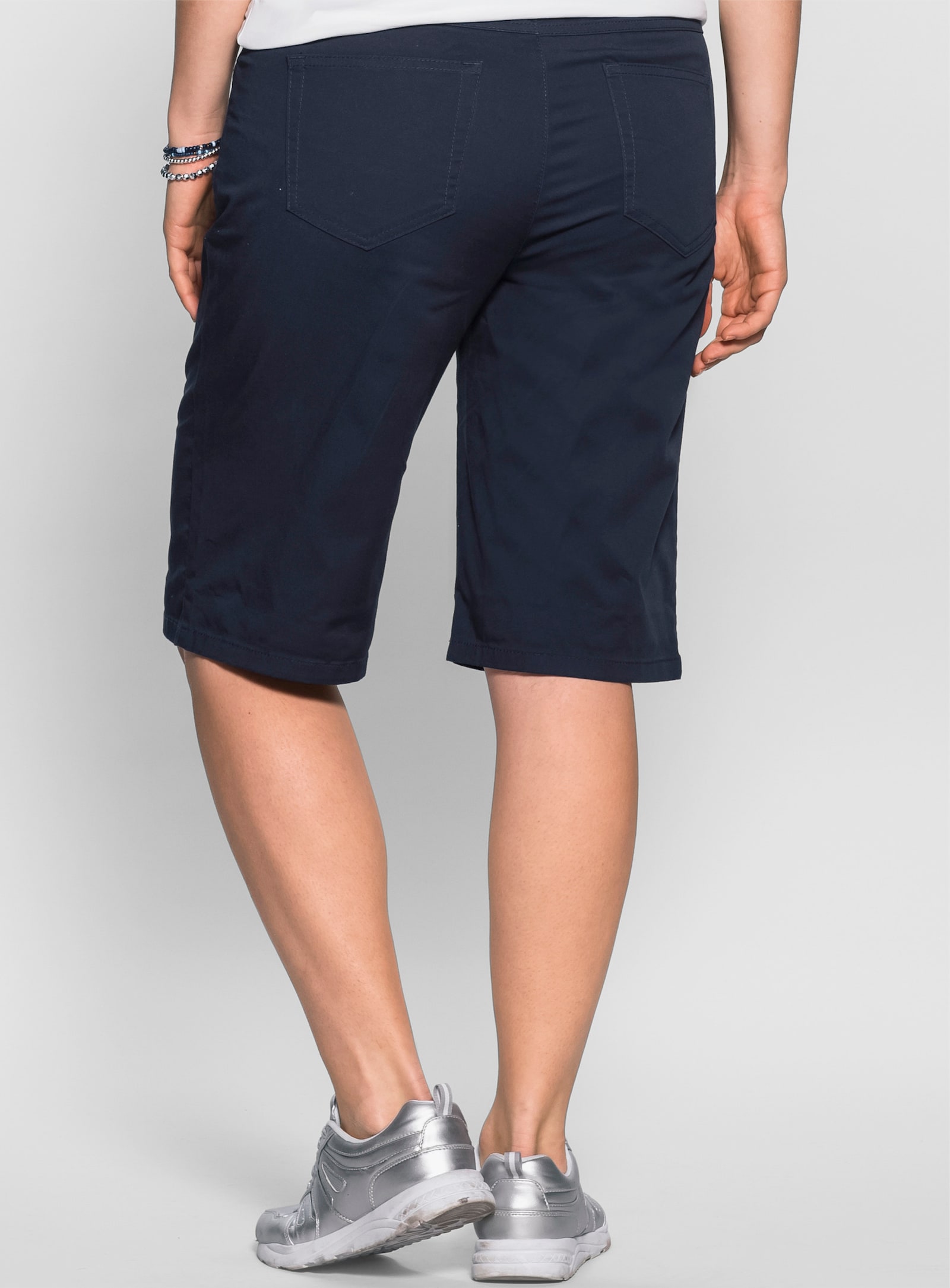 sheego Bermudas aus Twill-Qualität - marine