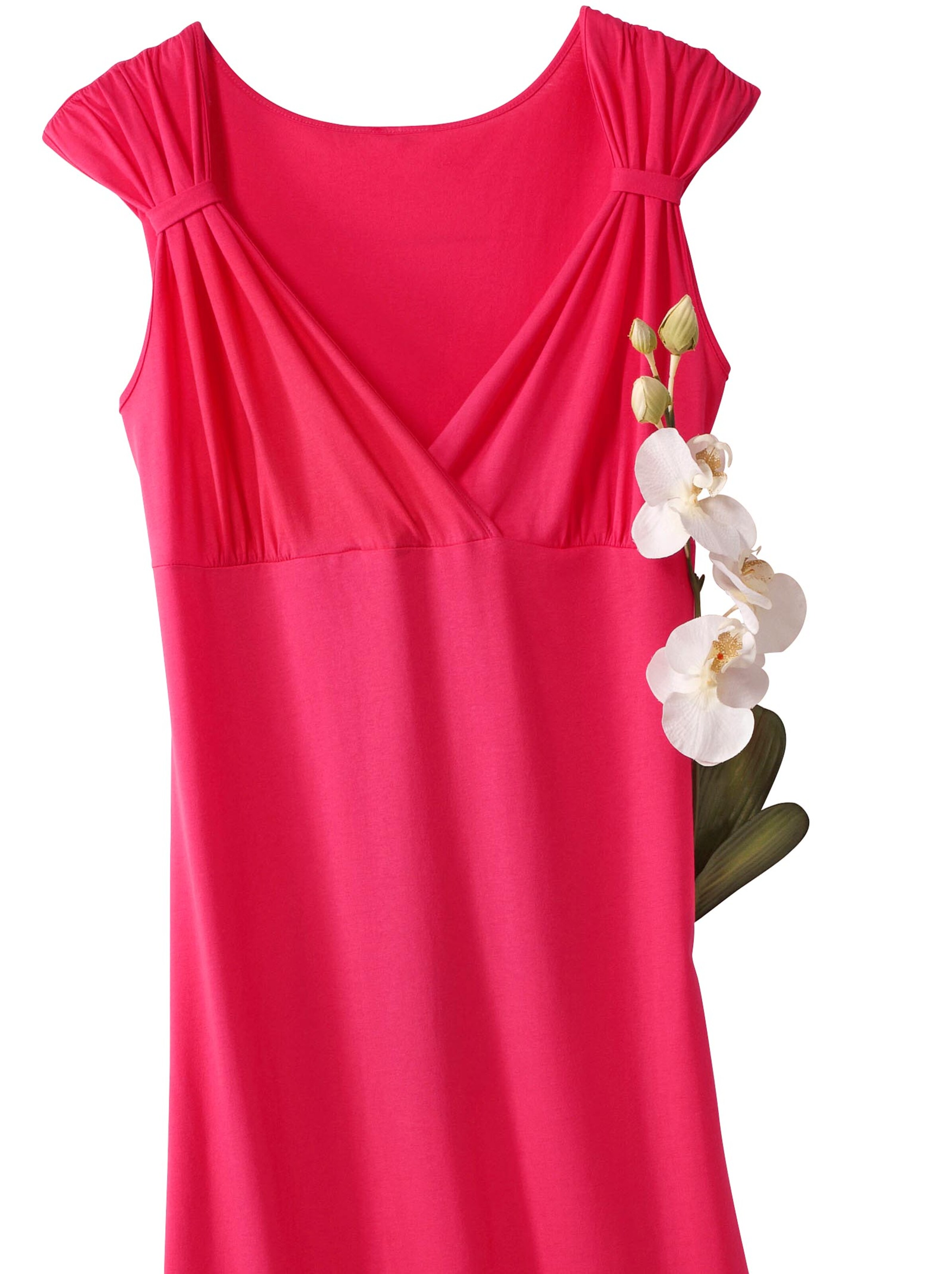 Nachthemd - korallenrot