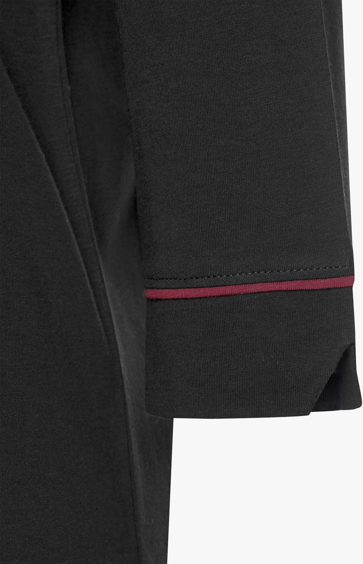 s.Oliver Nachthemd - kontrastfarbene details-bordeaux-schwarz
