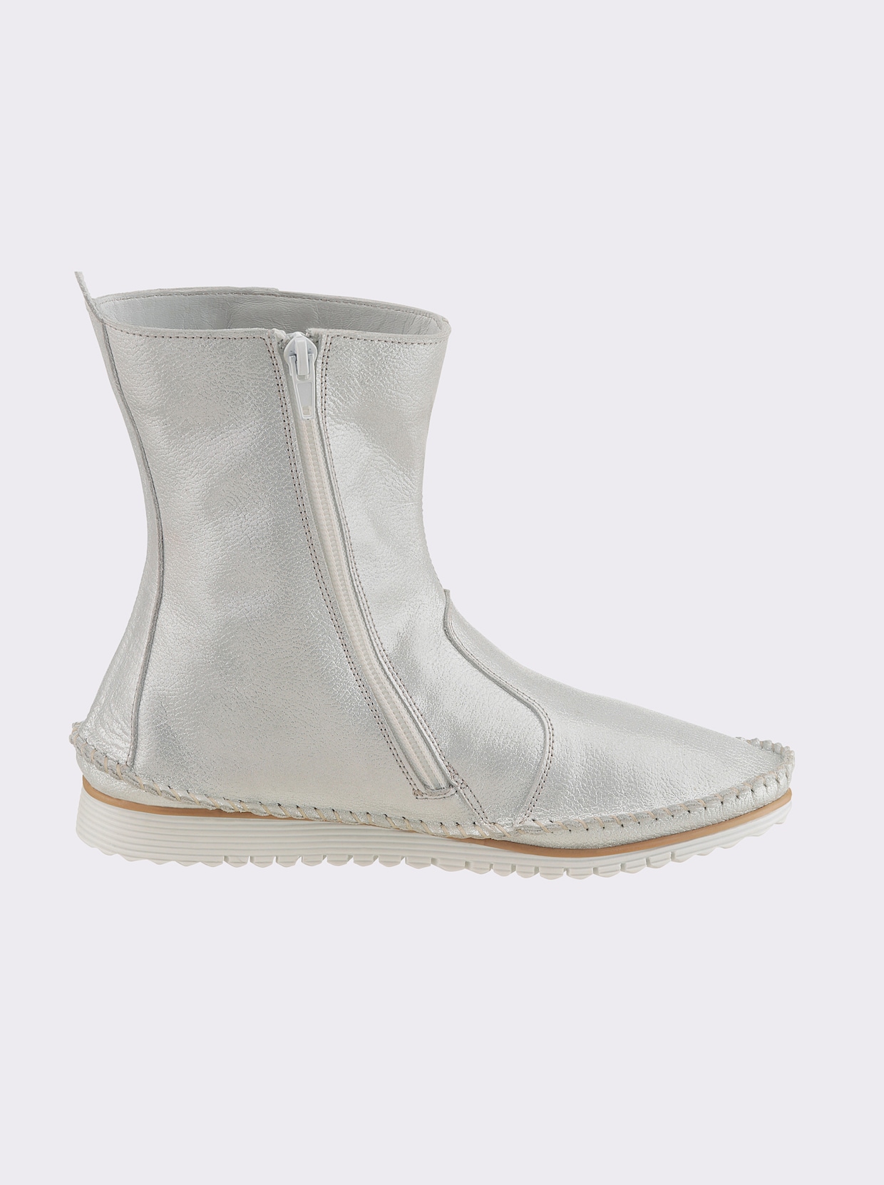Andrea Conti Stiefelette - silberfarben