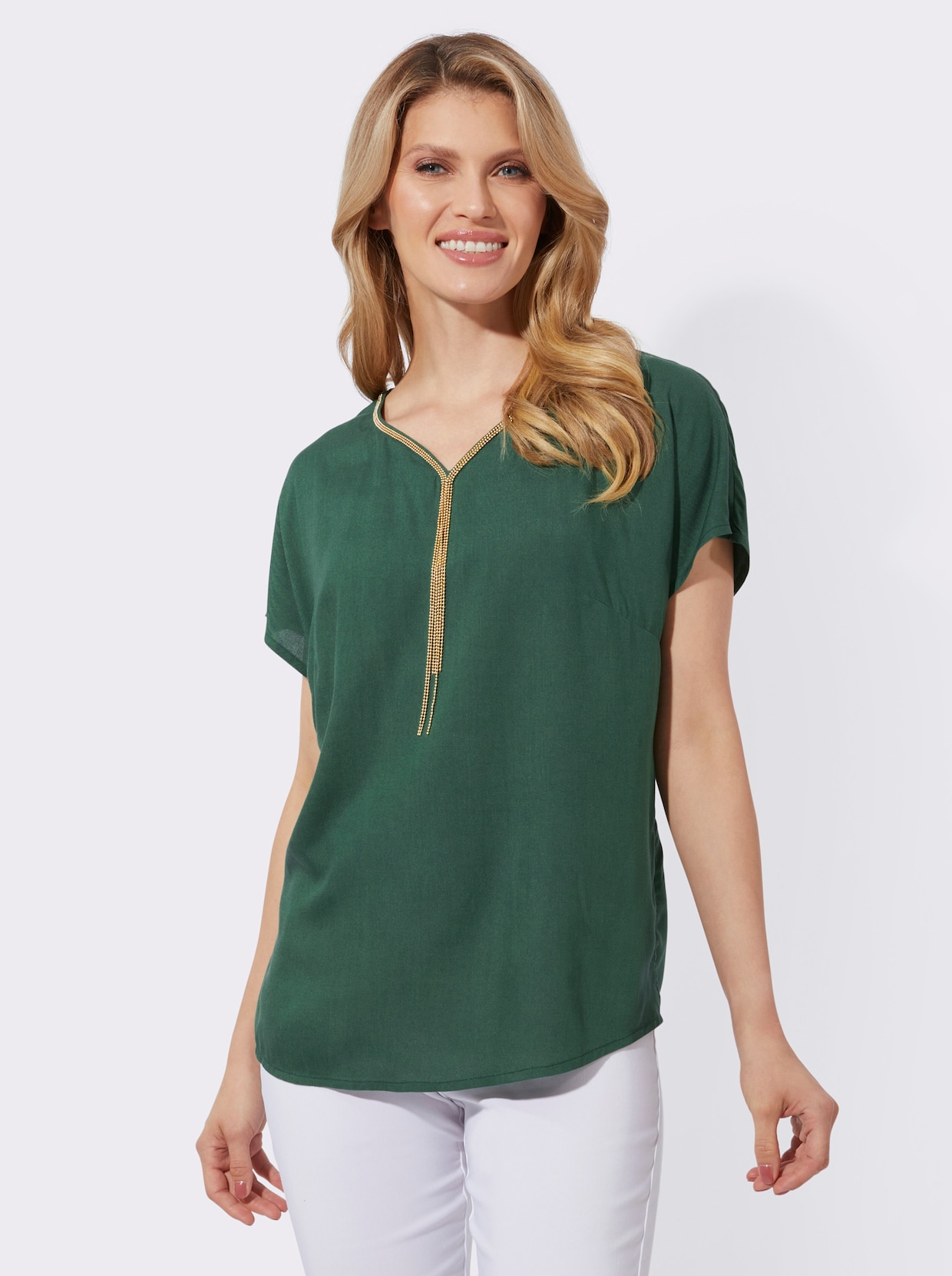 Longline blouse - mos