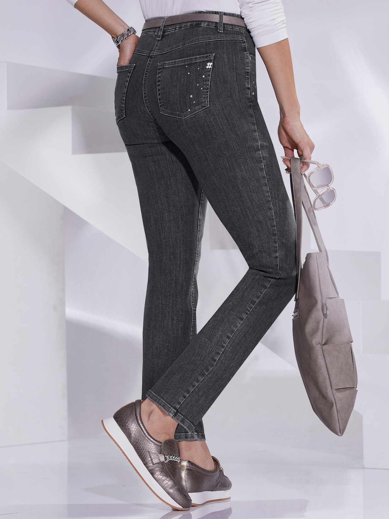 Ascari Edel-Jeans - grey denim