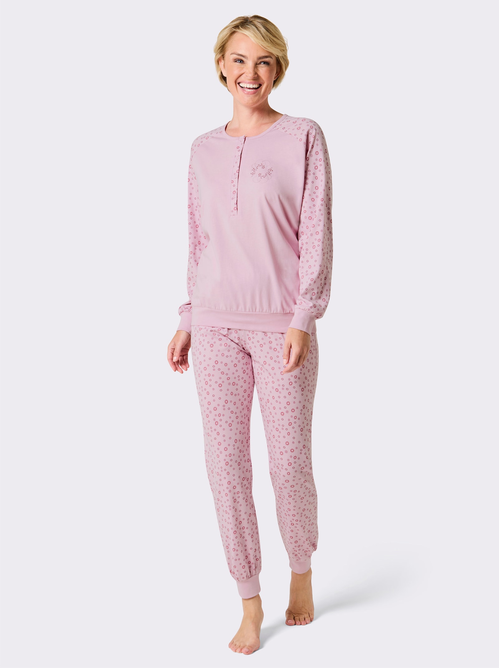 Comtessa Schlafanzüge - hellblau + rosé