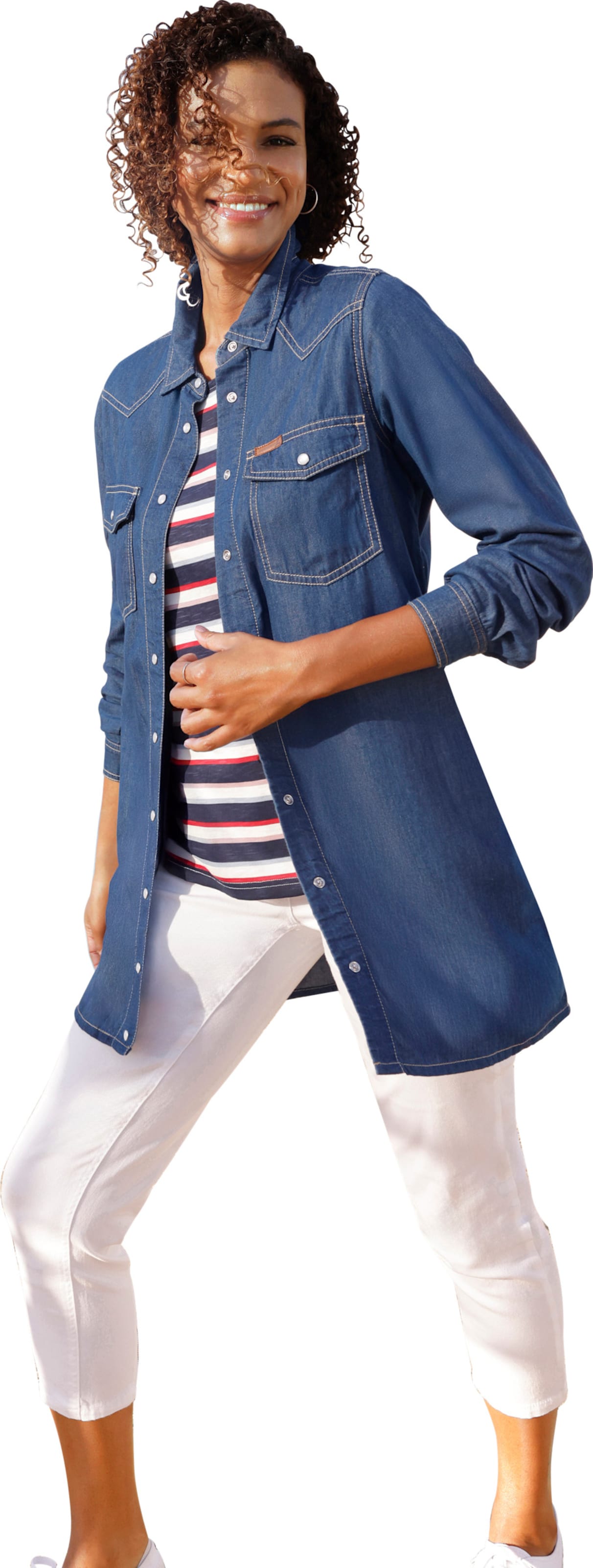 Jeansbluse - Bild 3