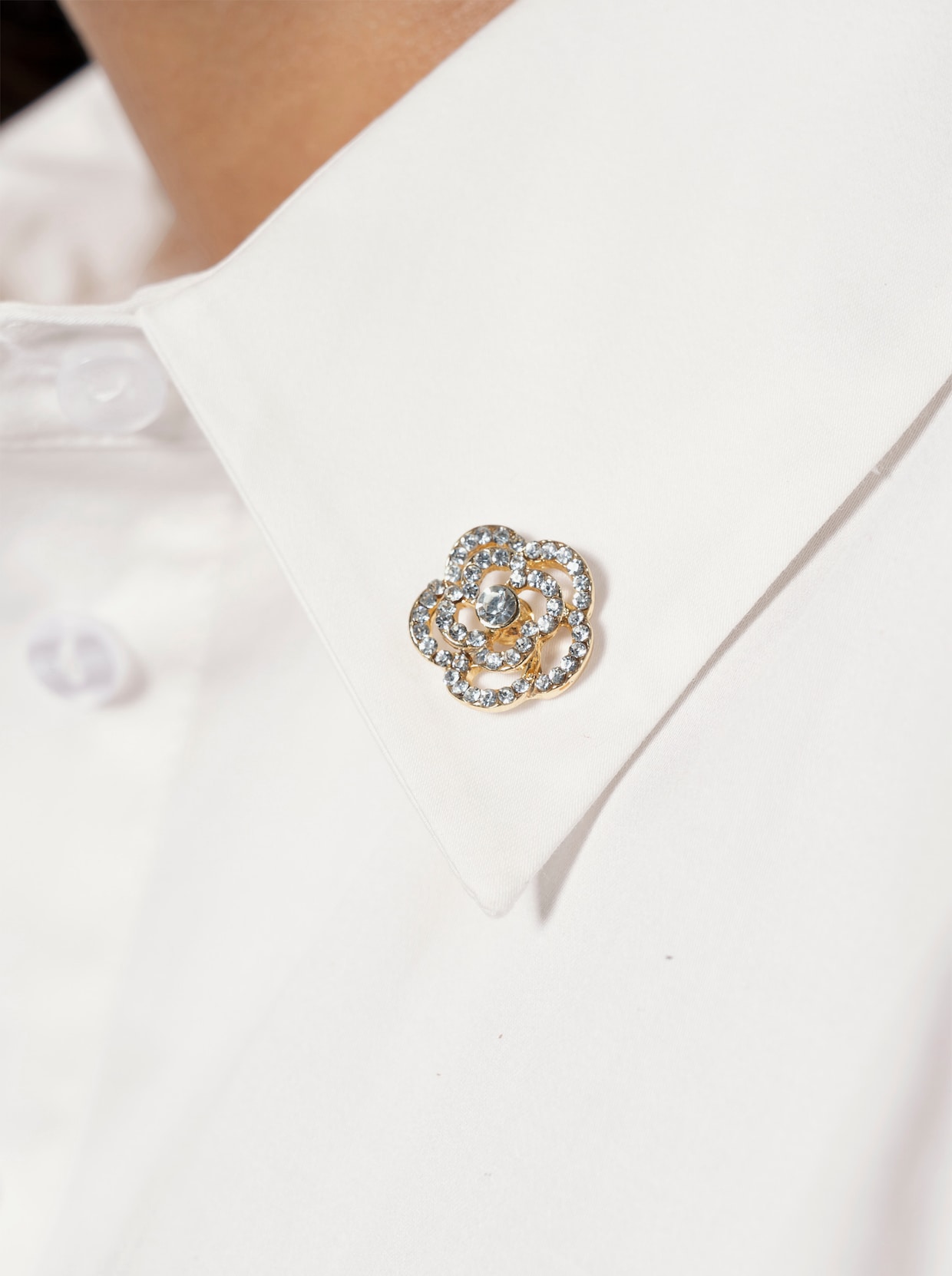 heine Blouse met lange mouwen - ecru