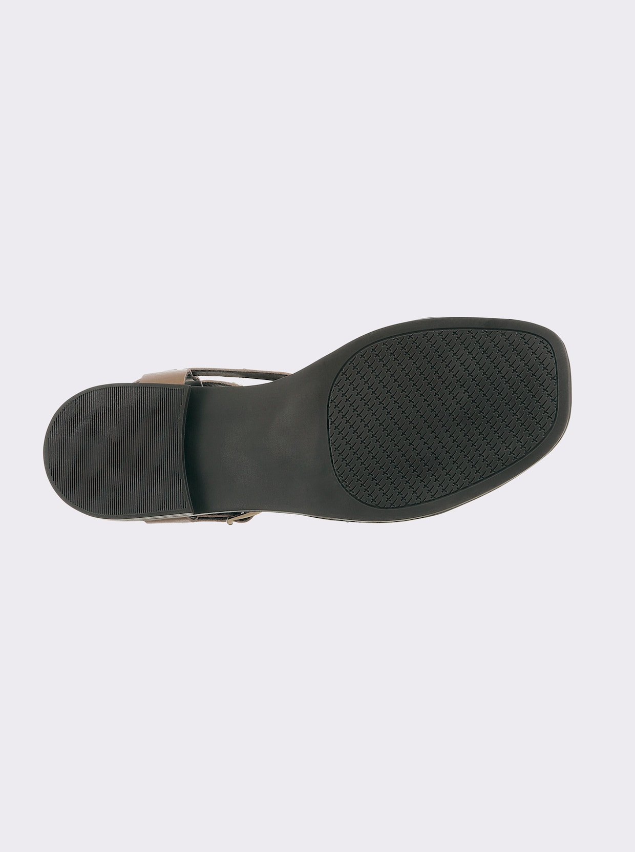 heine Sandale - khaki-goldfarben