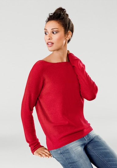 heine Oversized Pullover - rot