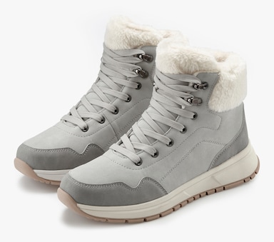 LASCANA Winterstiefelette - grau