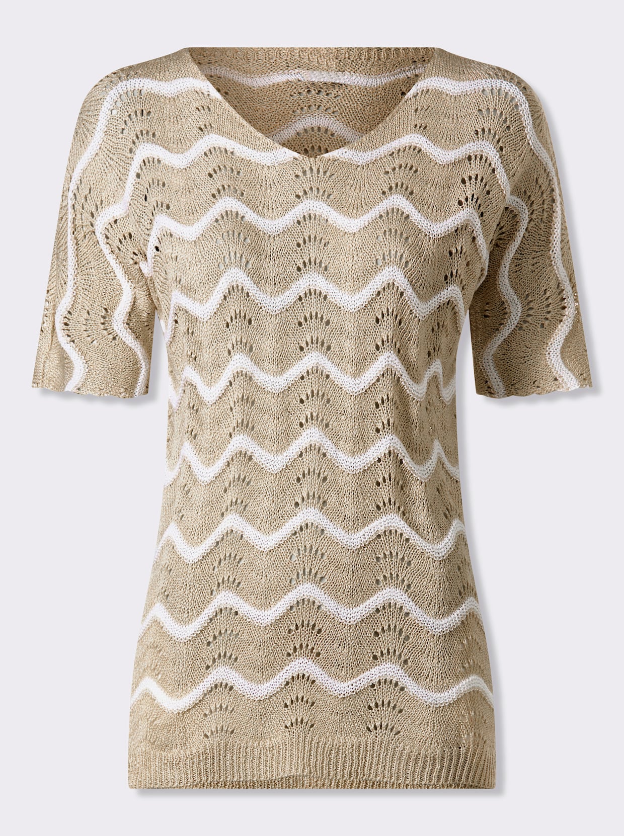 heine Ajourpullover - sand