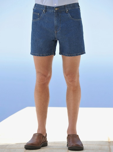 Catamaran Jeansshort - blue-stone-washed