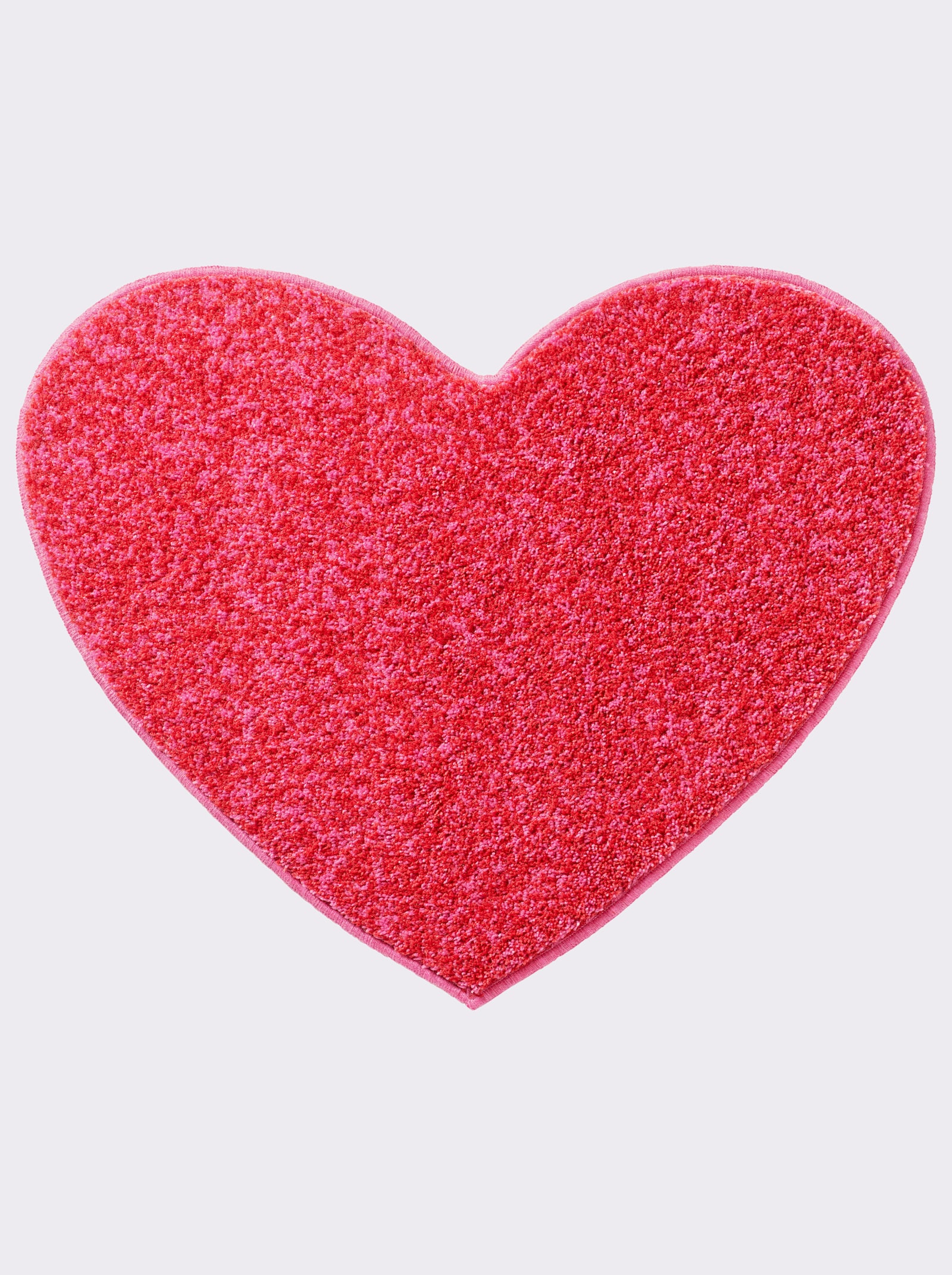 Grund Badematte - rot-pink-meliert