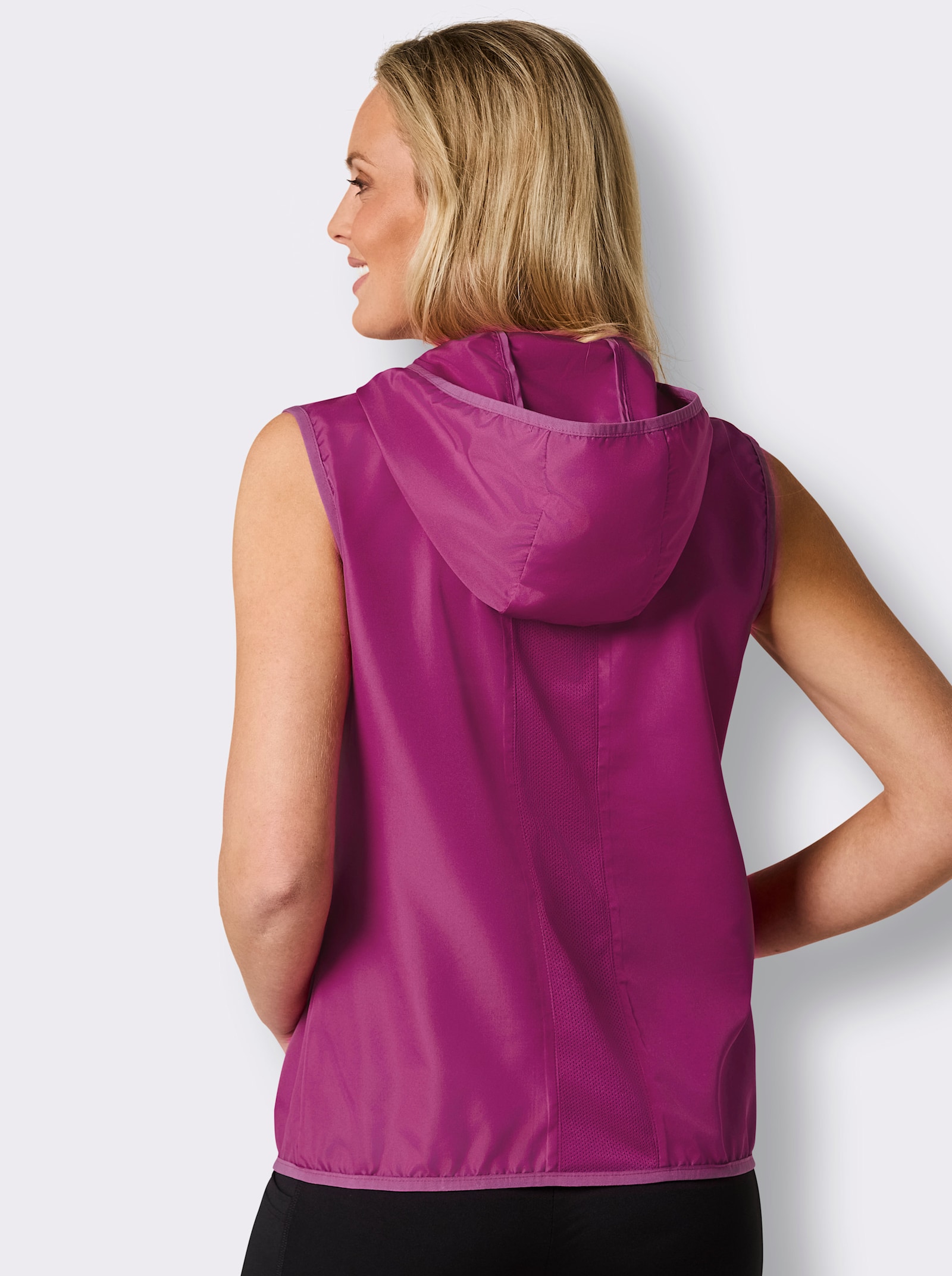 Catamaran Sports Funktionsweste mit Mesheinsatz hinten - magenta