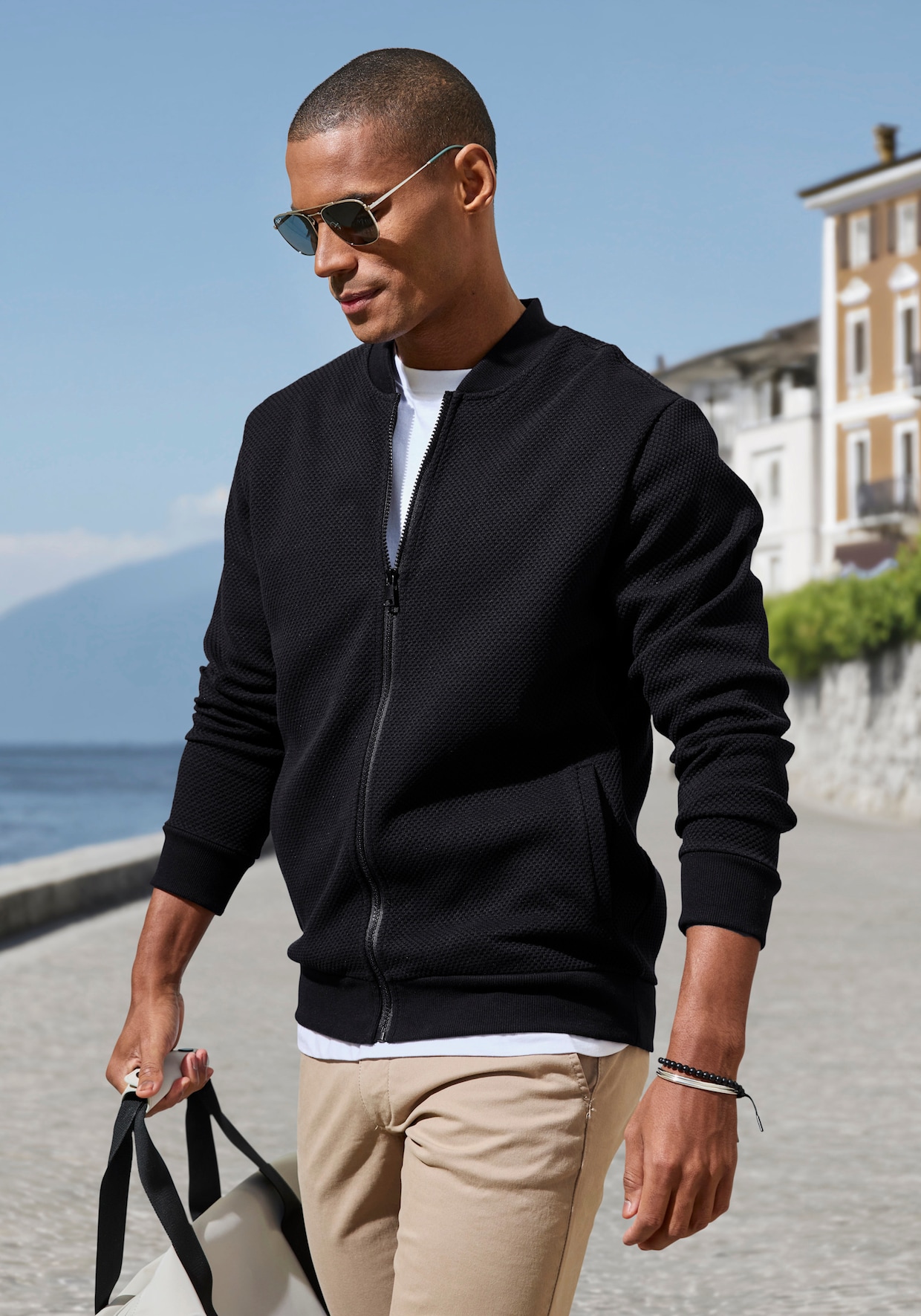 John Devin Sweatjacke - schwarz