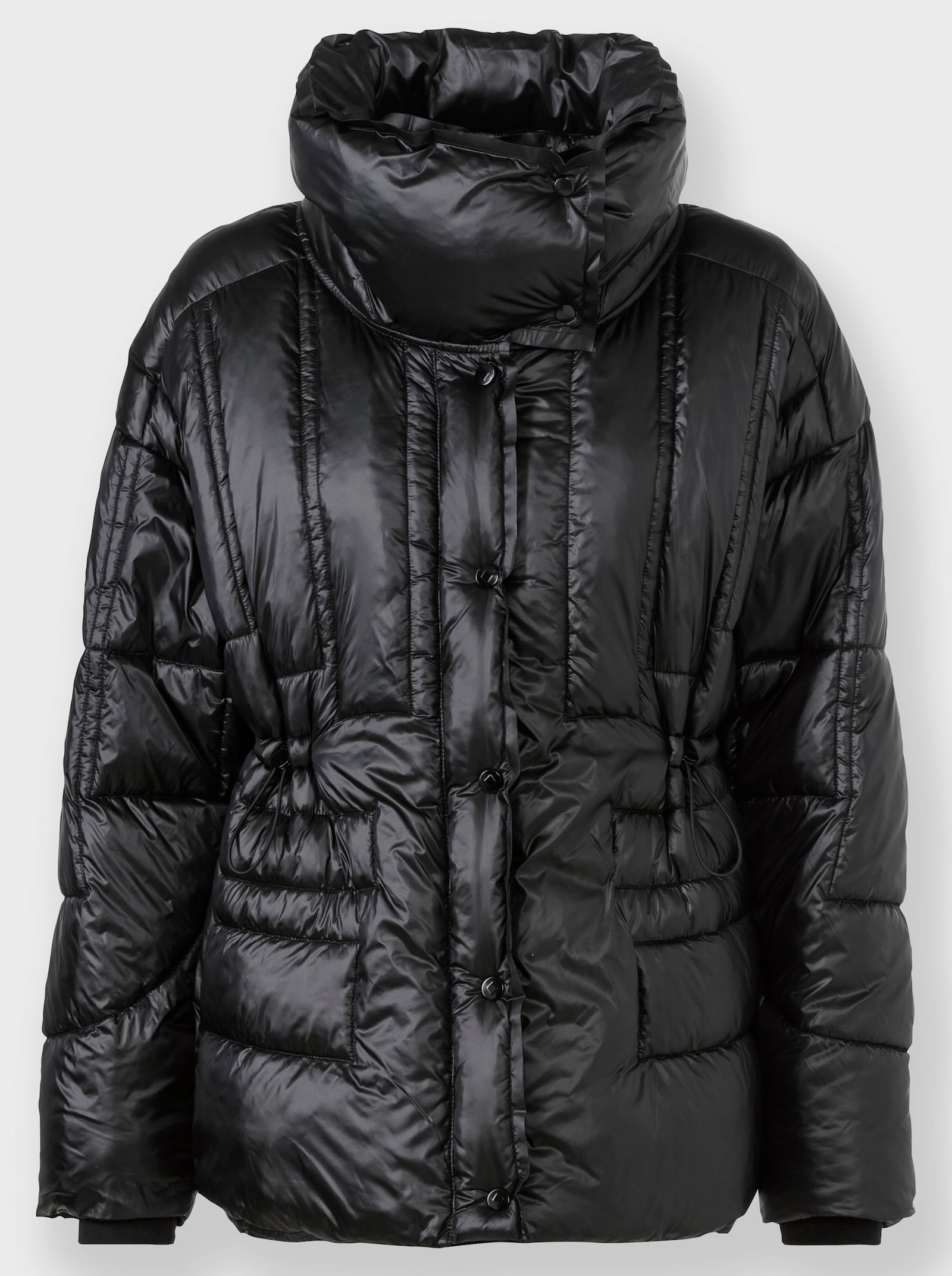 heine Steppjacke mit hohem Kragen - schwarz