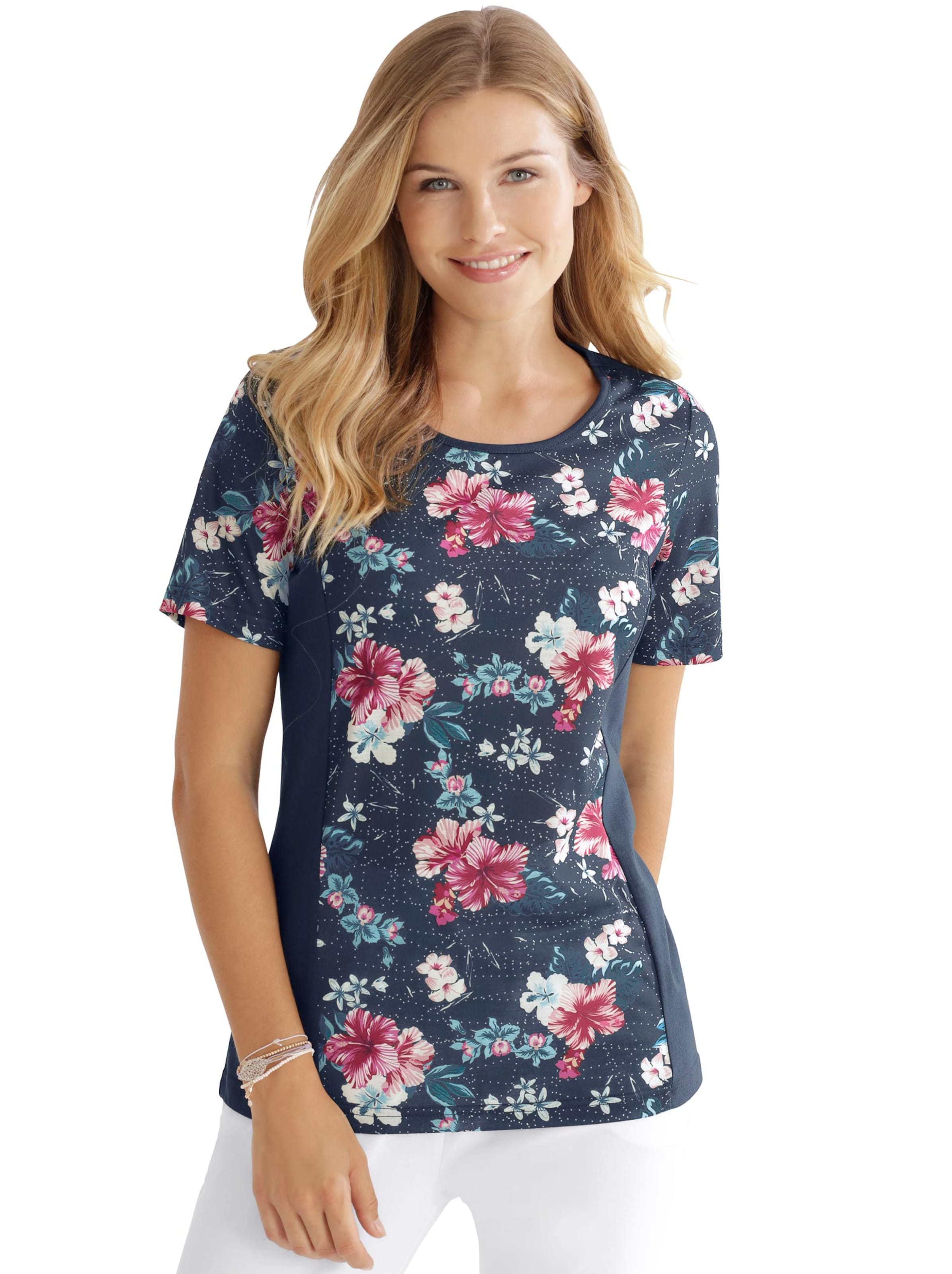 Shirt - marine-bedruckt