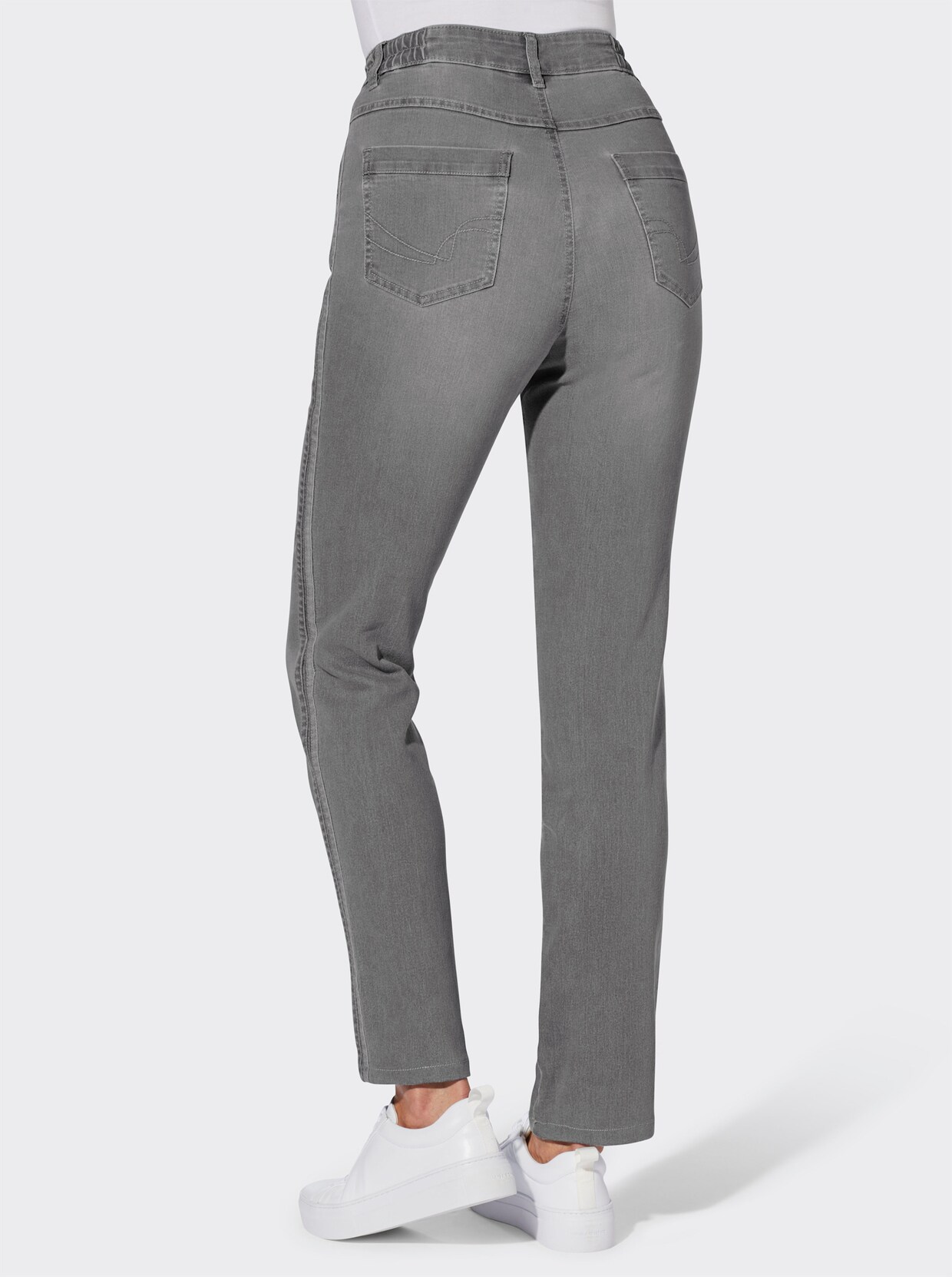 Jeans - grey-denim