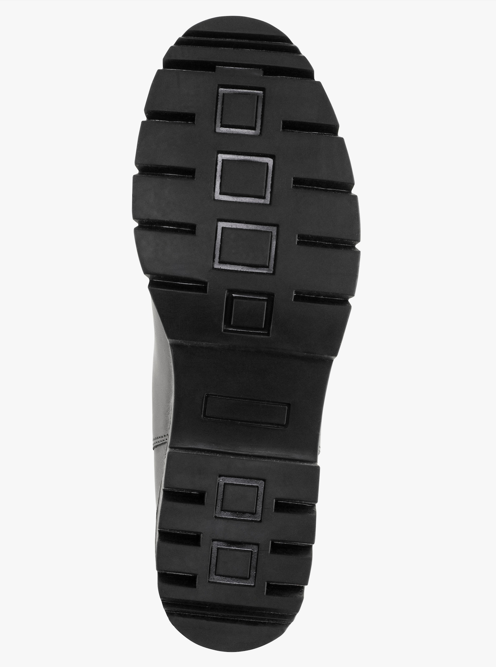 sheego Chelseaboots aus Leder - schwarz