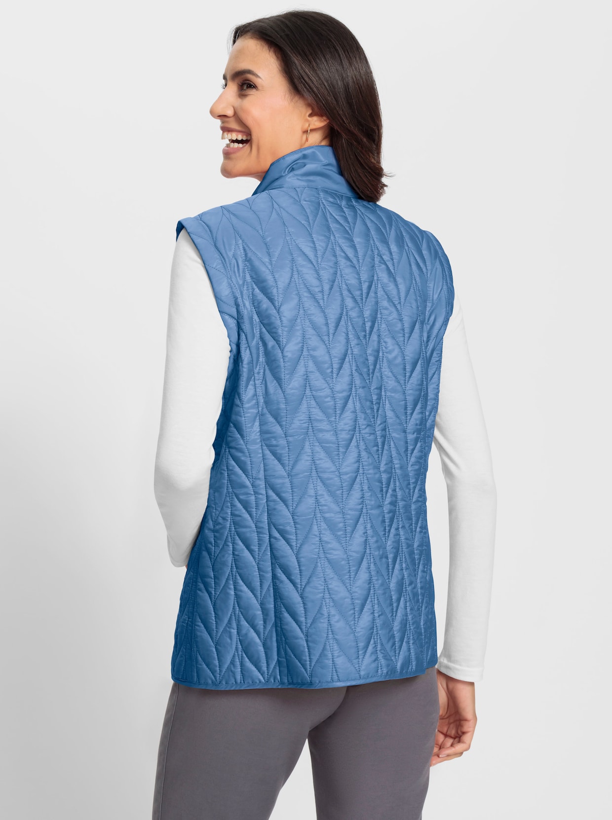 2-in-1-Jacke - mittelblau