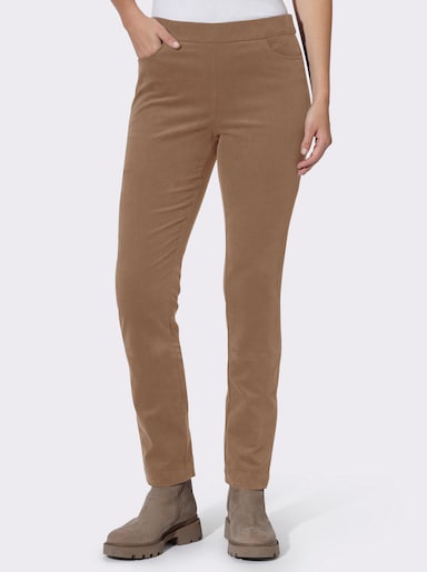heine Cordhose mit Schlupfbund - braun
