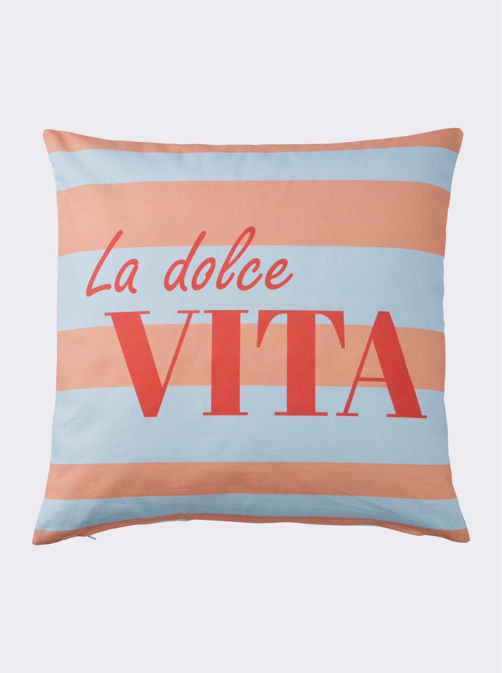 heine home Kussenovertrek - lichtblauw geprint