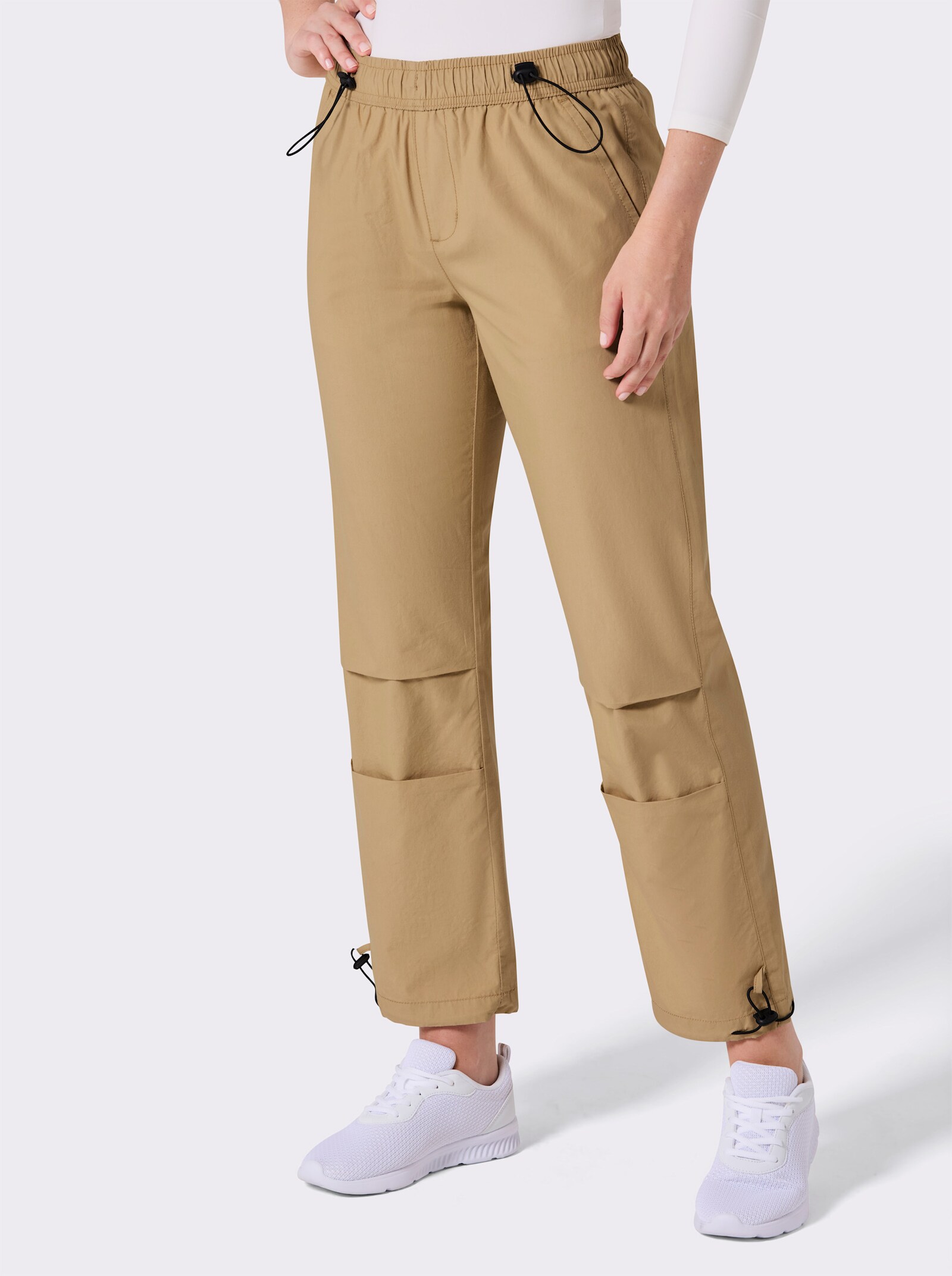 Catamaran Sports Freizeithose mit Pattentaschen hinten - camel