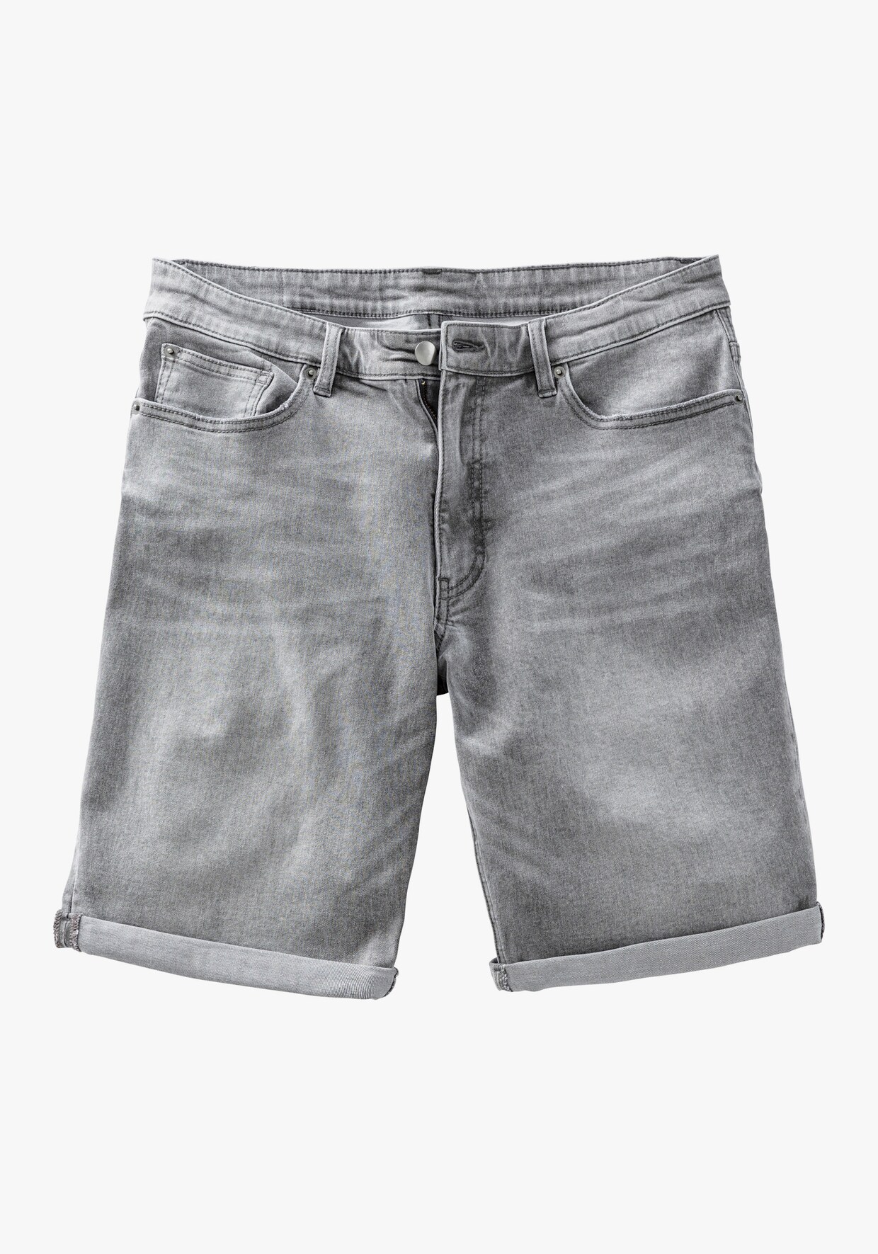 Jeansshorts - grey-denim