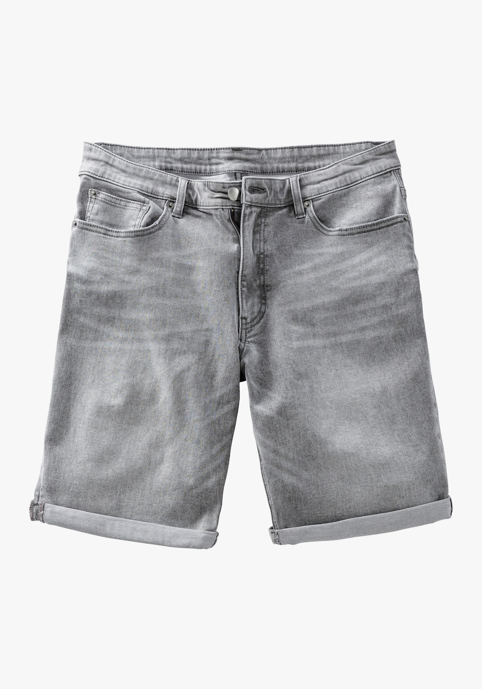 John Devin Jeansshorts - grey-denim