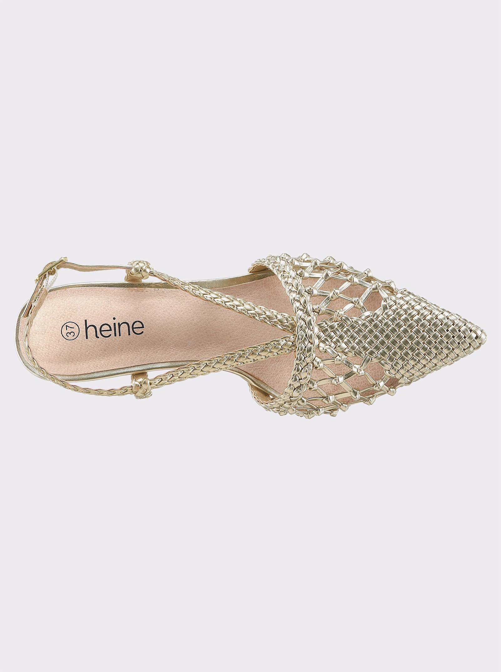 heine Slingpumps - goldfarben