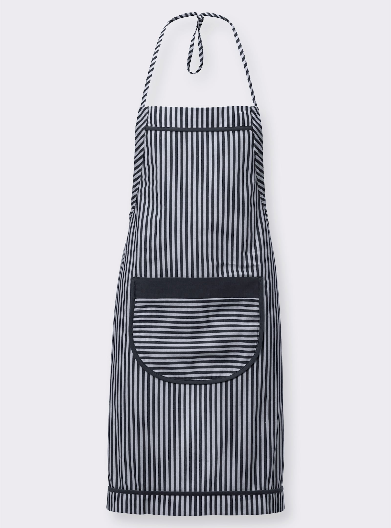 Zástera, náprs., vrecko vpr. - námornícka modrá pásikovaná